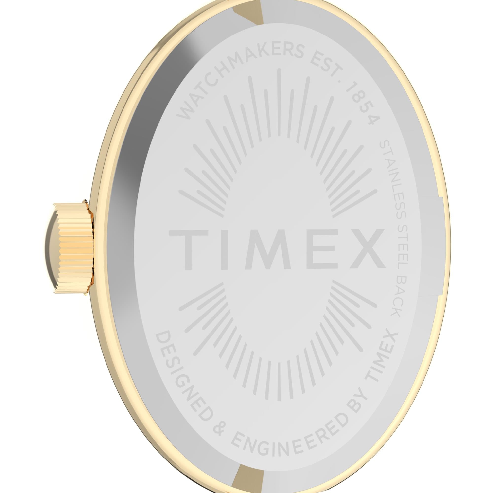 Timex Trend Cavatina Quartz White Dial Steel Strap Women's Watch TW2Y27200
