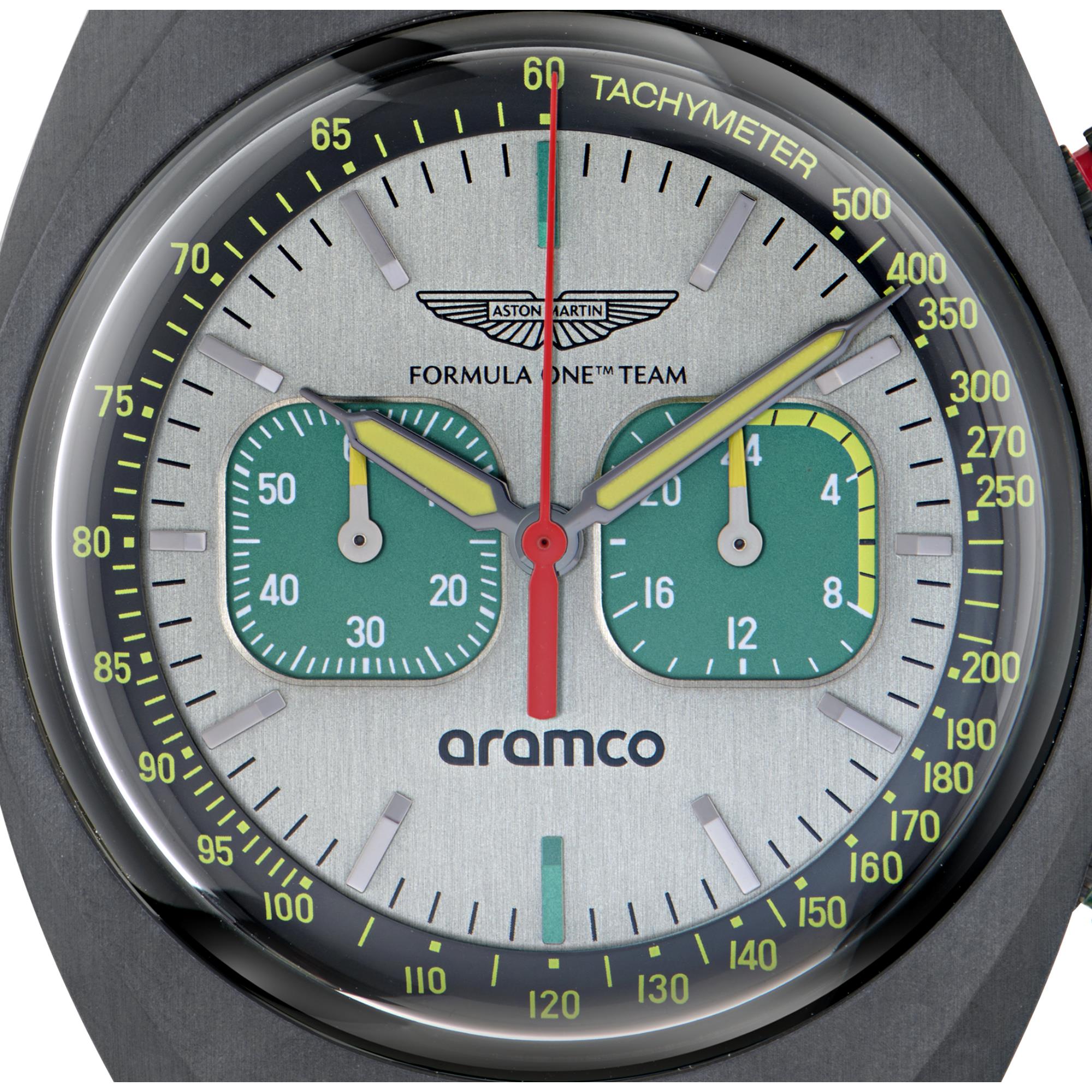 Aston Martin Formula 1 Quartz Chronograph White Dial Nato Strap Men's Watch MTFD1F502