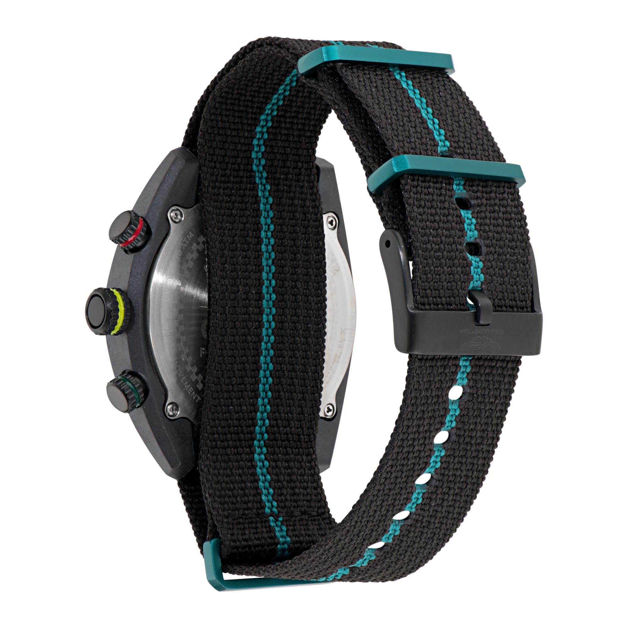 Aston Martin Formula 1 Quartz Chronograph White Dial Nato Strap Men's Watch MTFD1F502