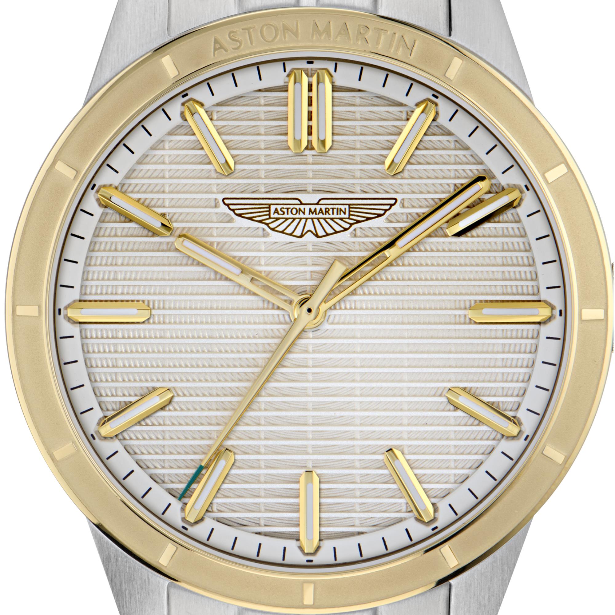 Aston Martin AML Icon Quartz Grey Dial Steel Strap Men's Watch MTIH1F501