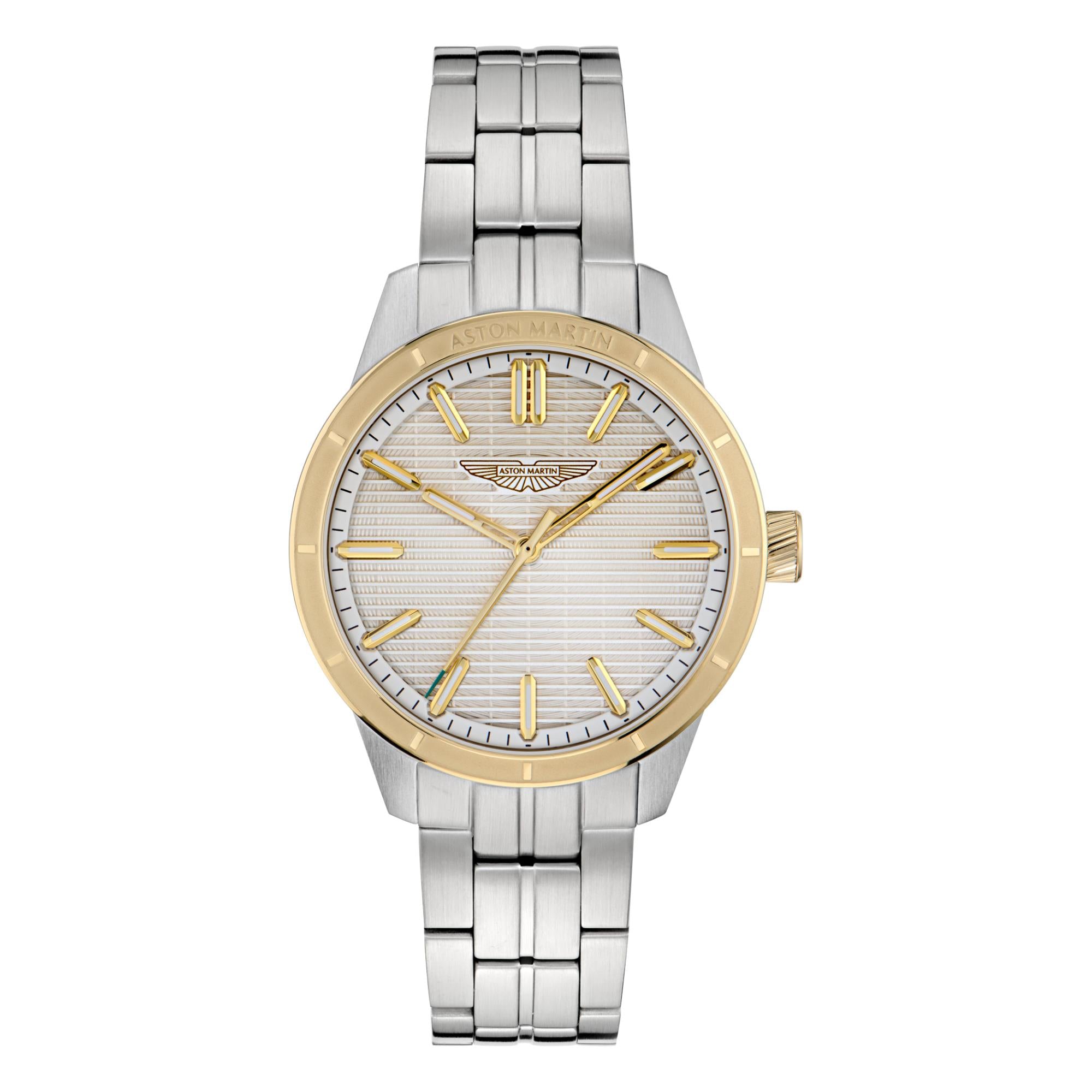 Aston Martin AML Icon Quartz Grey Dial Steel Strap Men's Watch MTIH1F501