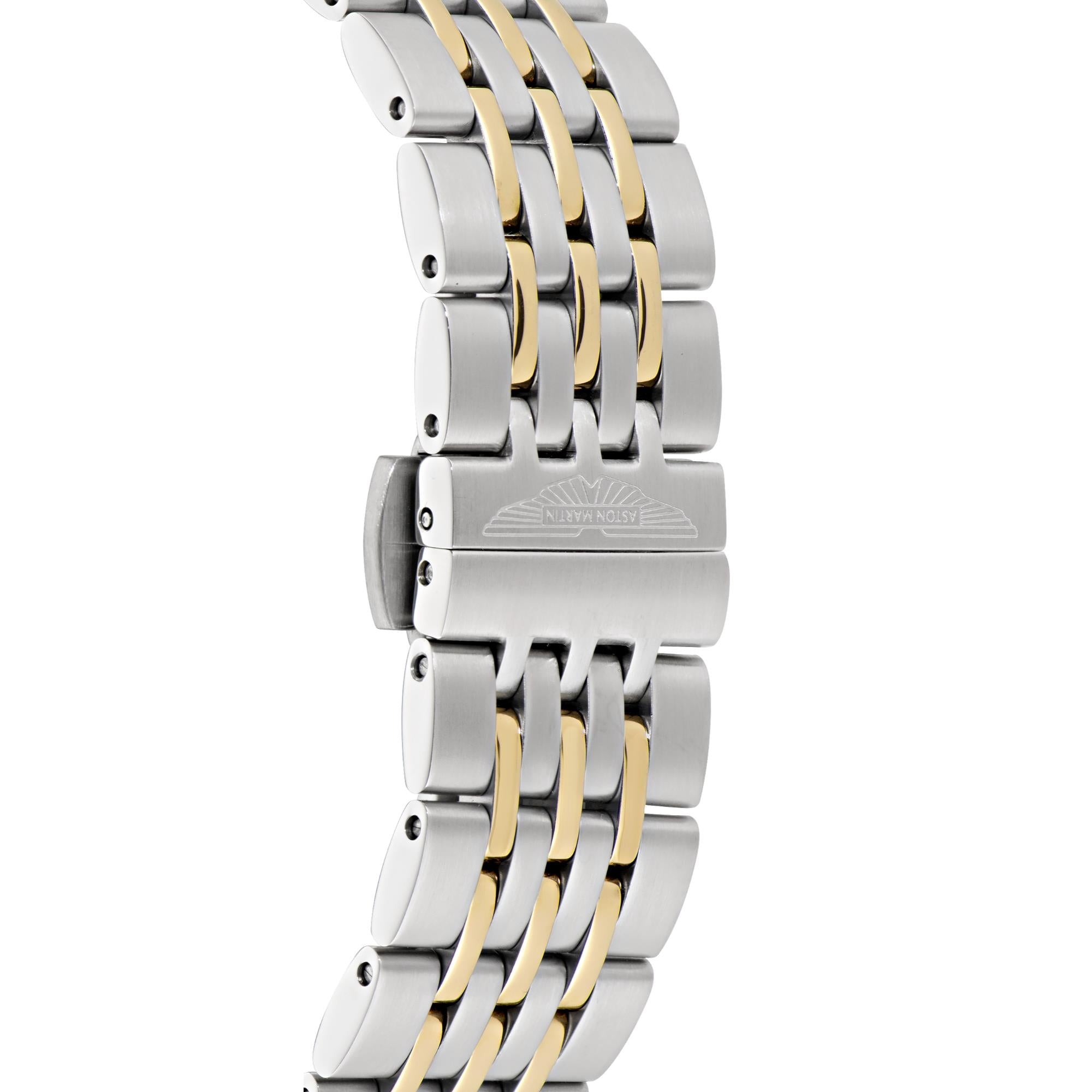 Aston Martin AML Timeless Automatic Silver Dial Steel Strap Men's Watch MTTS1F503