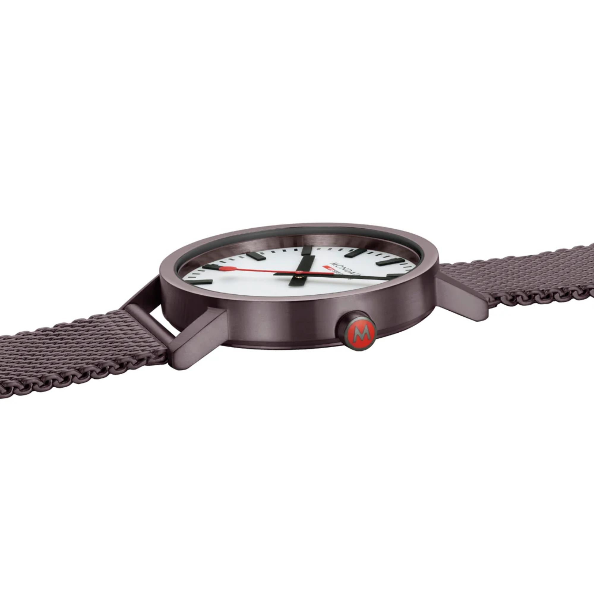 Mondaine Classic Quartz White Dial Steel Strap Men's Watch A660.30360.1BSBZ