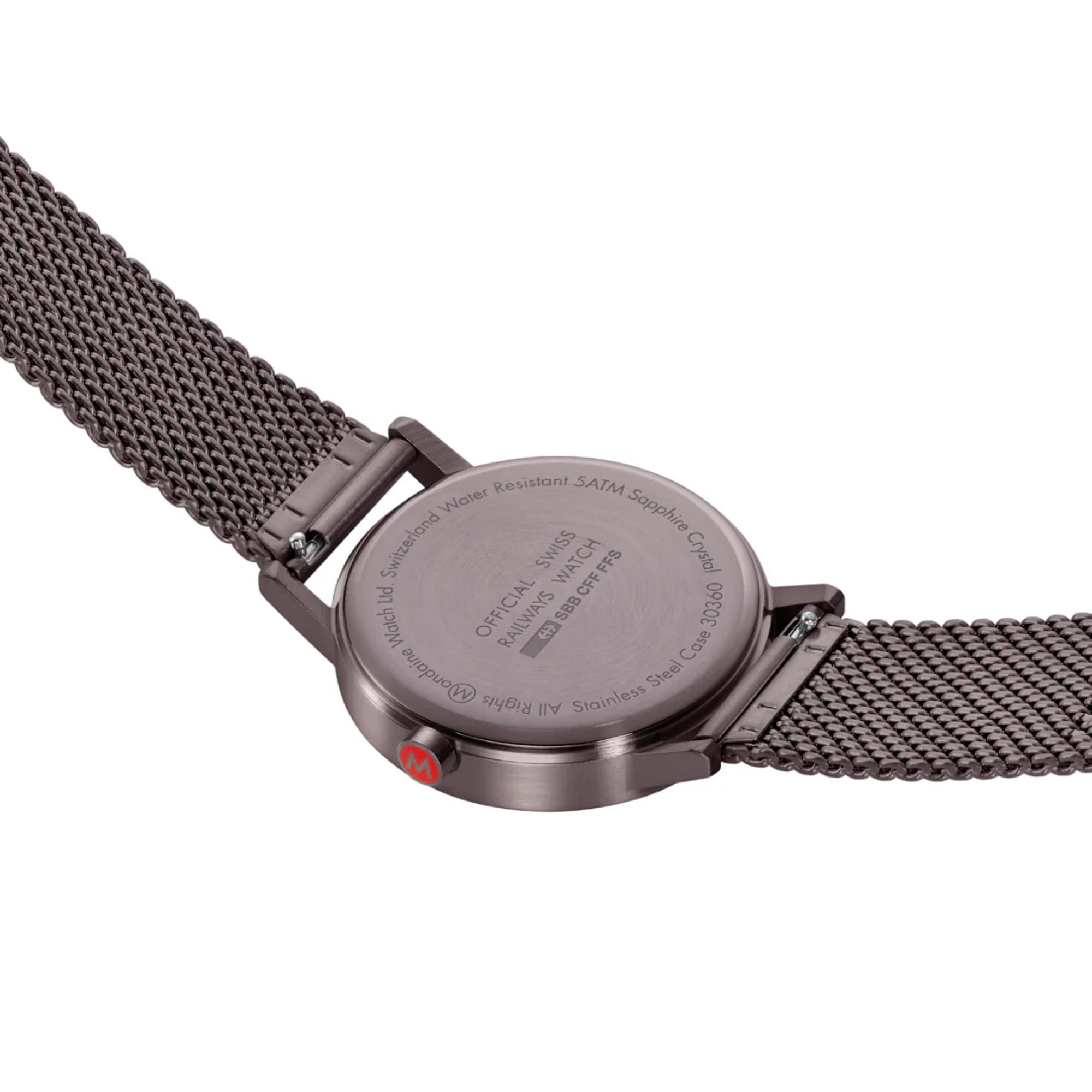 Mondaine Classic Quartz White Dial Steel Strap Men's Watch A660.30360.1BSBZ