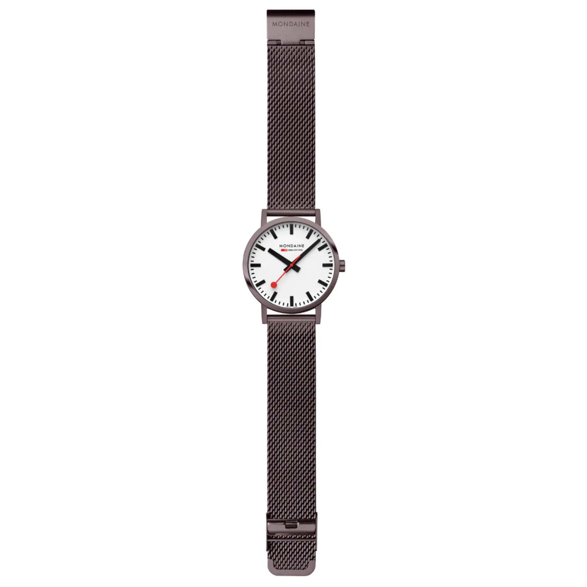 Mondaine Classic Quartz White Dial Steel Strap Men's Watch A660.30360.1BSBZ