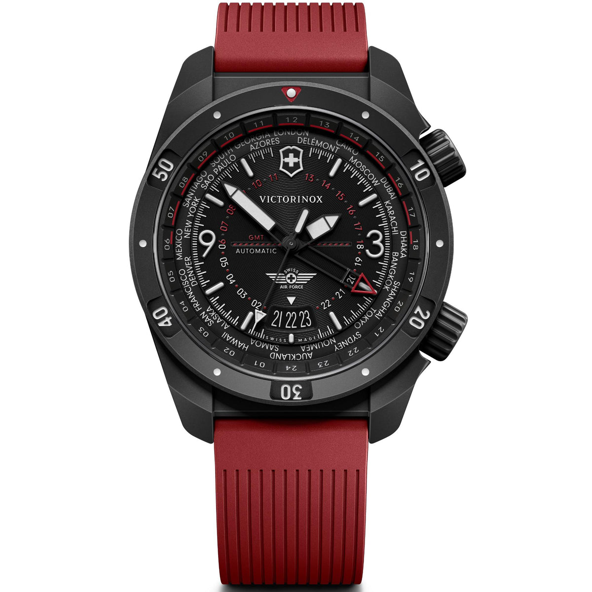 Victorinox Air Pro Automatic GMT Rubber Strap Men