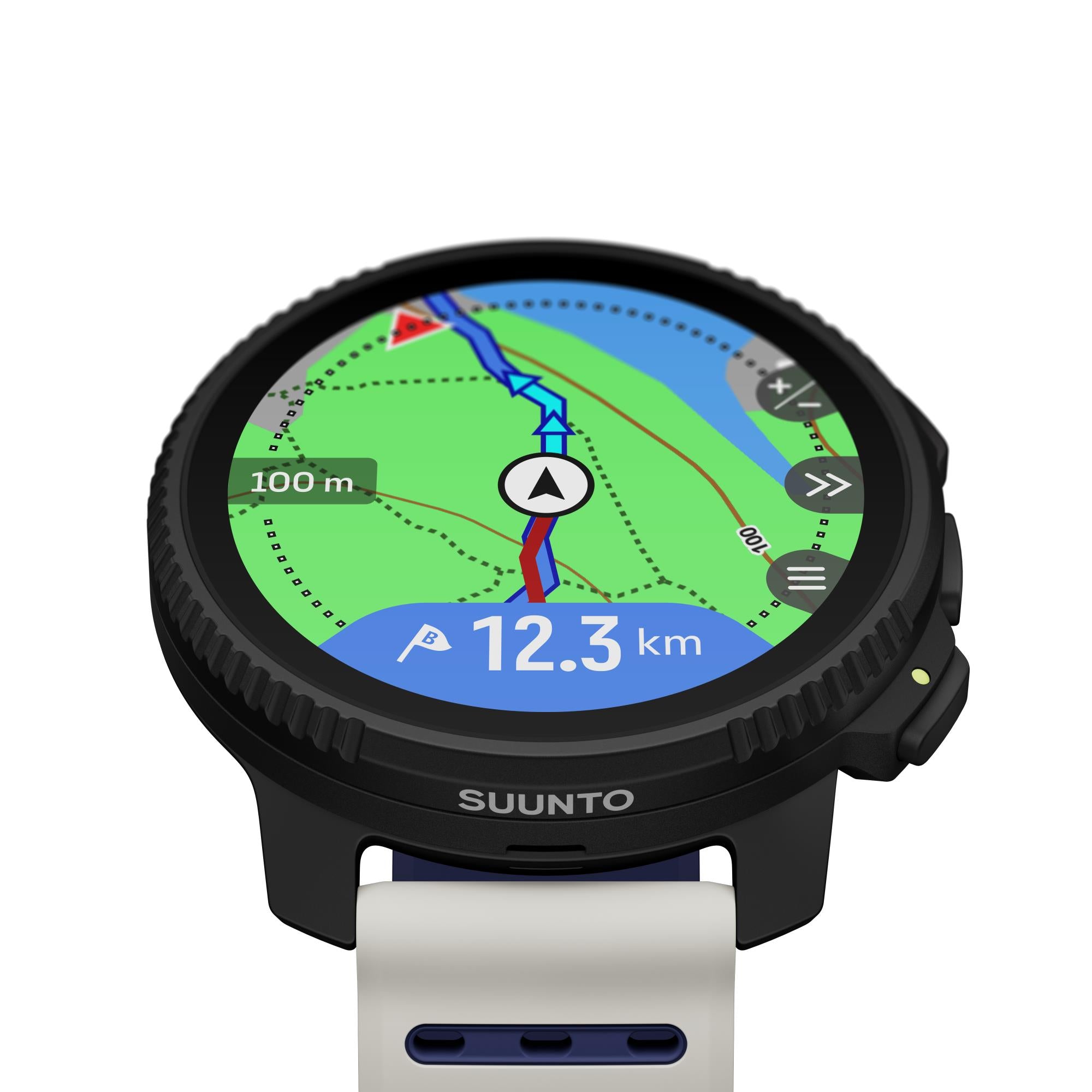 Suunto Vertical 2 Arctic Gray AMOLED Digital Silicone Strap Unisex Smart Watch SS051205000