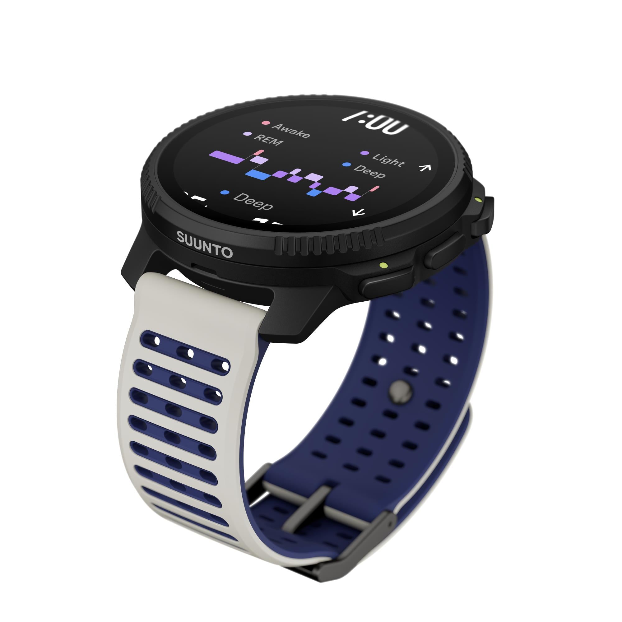 Suunto Vertical 2 Arctic Gray AMOLED Digital Silicone Strap Unisex Smart Watch SS051205000