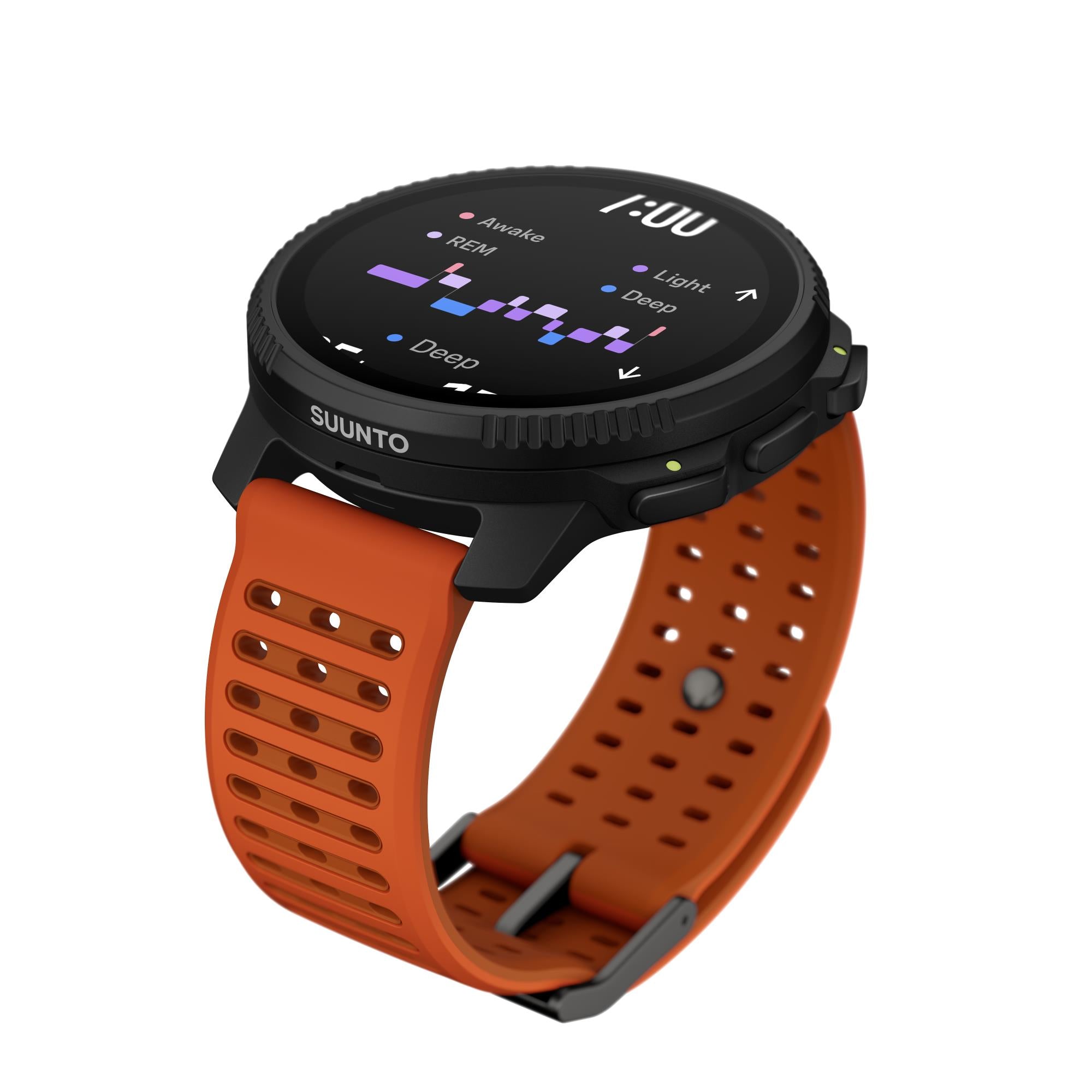 Suunto Vertical 2 Canyon AMOLED Digital Silicone Strap Unisex Smart Watch SS051206000