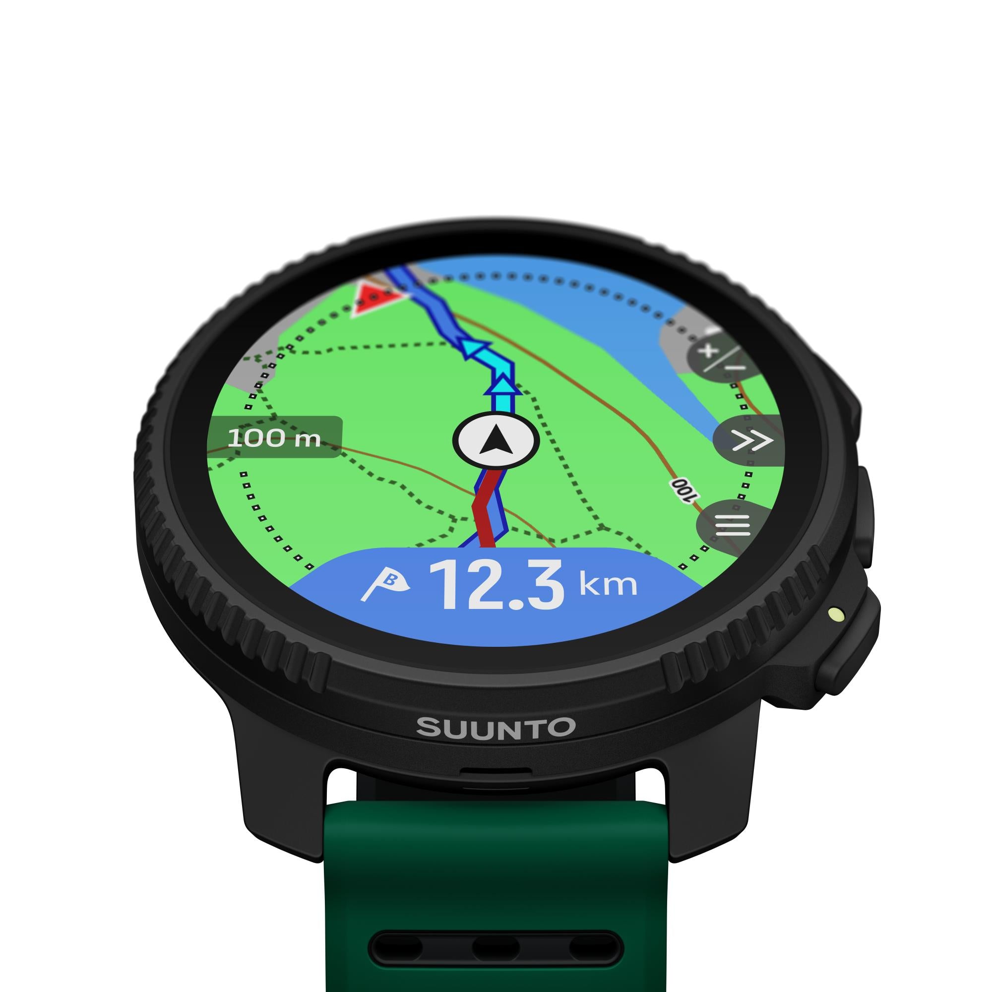 Suunto Vertical 2 Pine Green AMOLED Digital Silicone Strap Unisex Smart Watch SS051207000