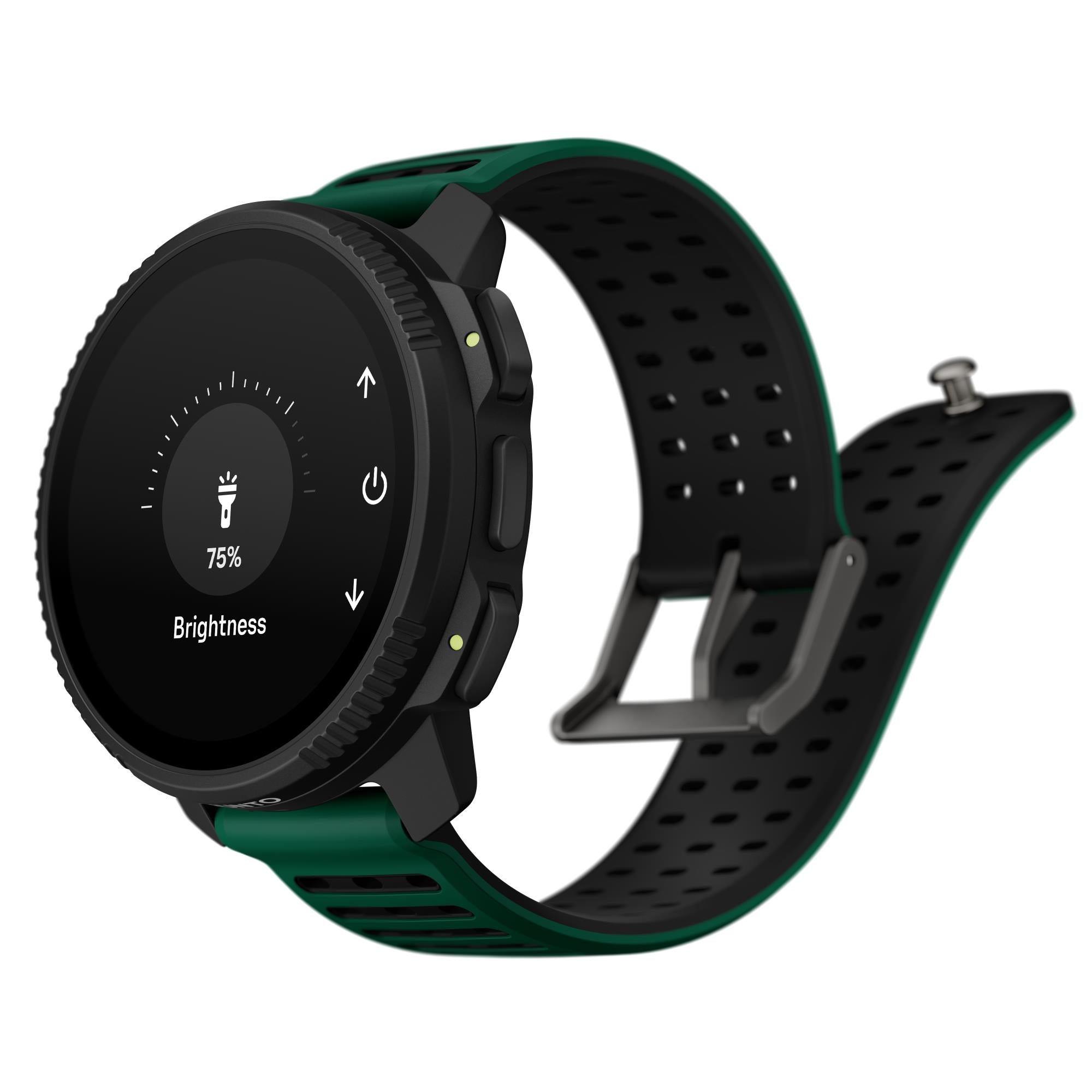 Suunto Vertical 2 Pine Green AMOLED Digital Silicone Strap Unisex Smart Watch SS051207000