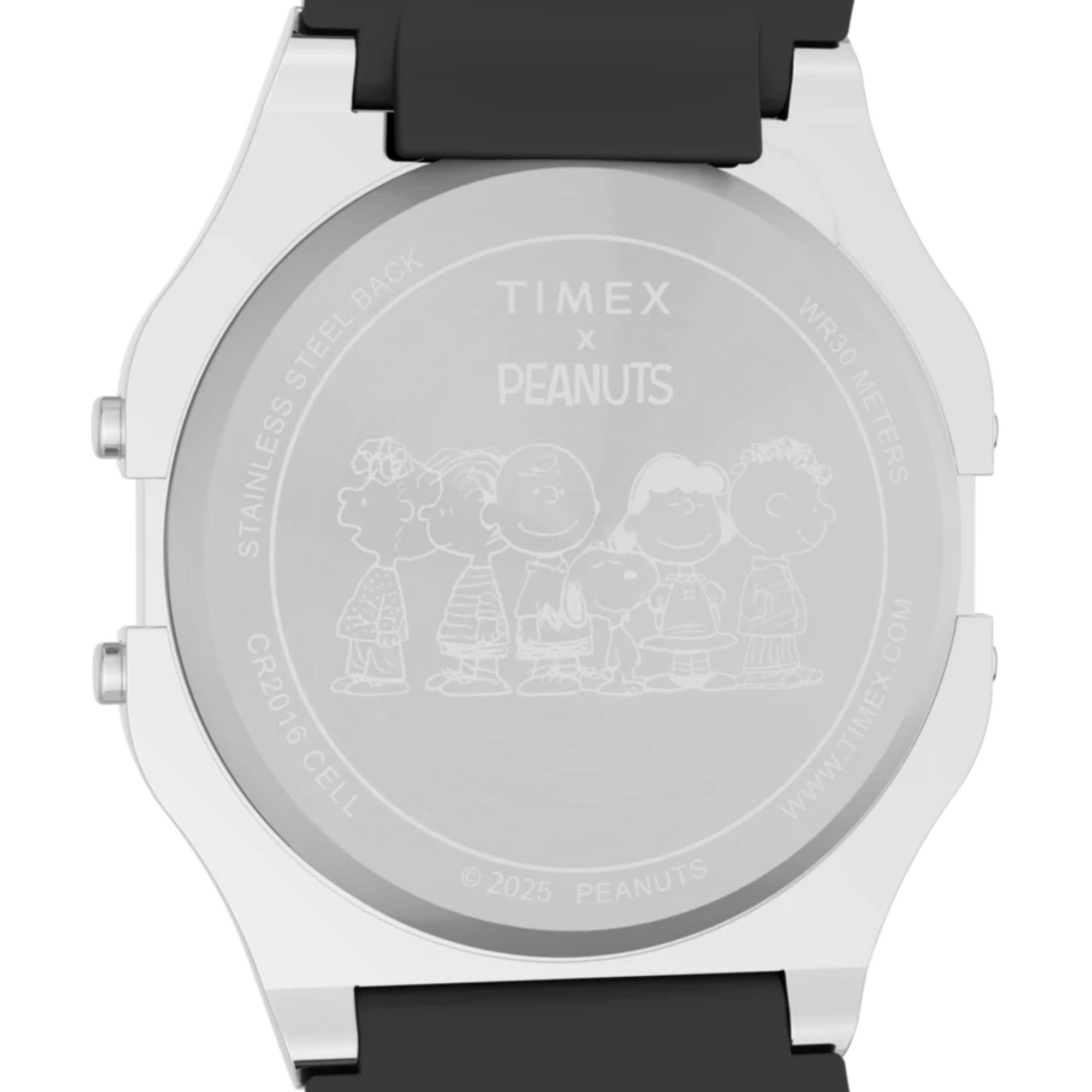 Timex x Peanuts T80 Peanuts Space Digital Resin Strap Unisex Watch TW2W90100