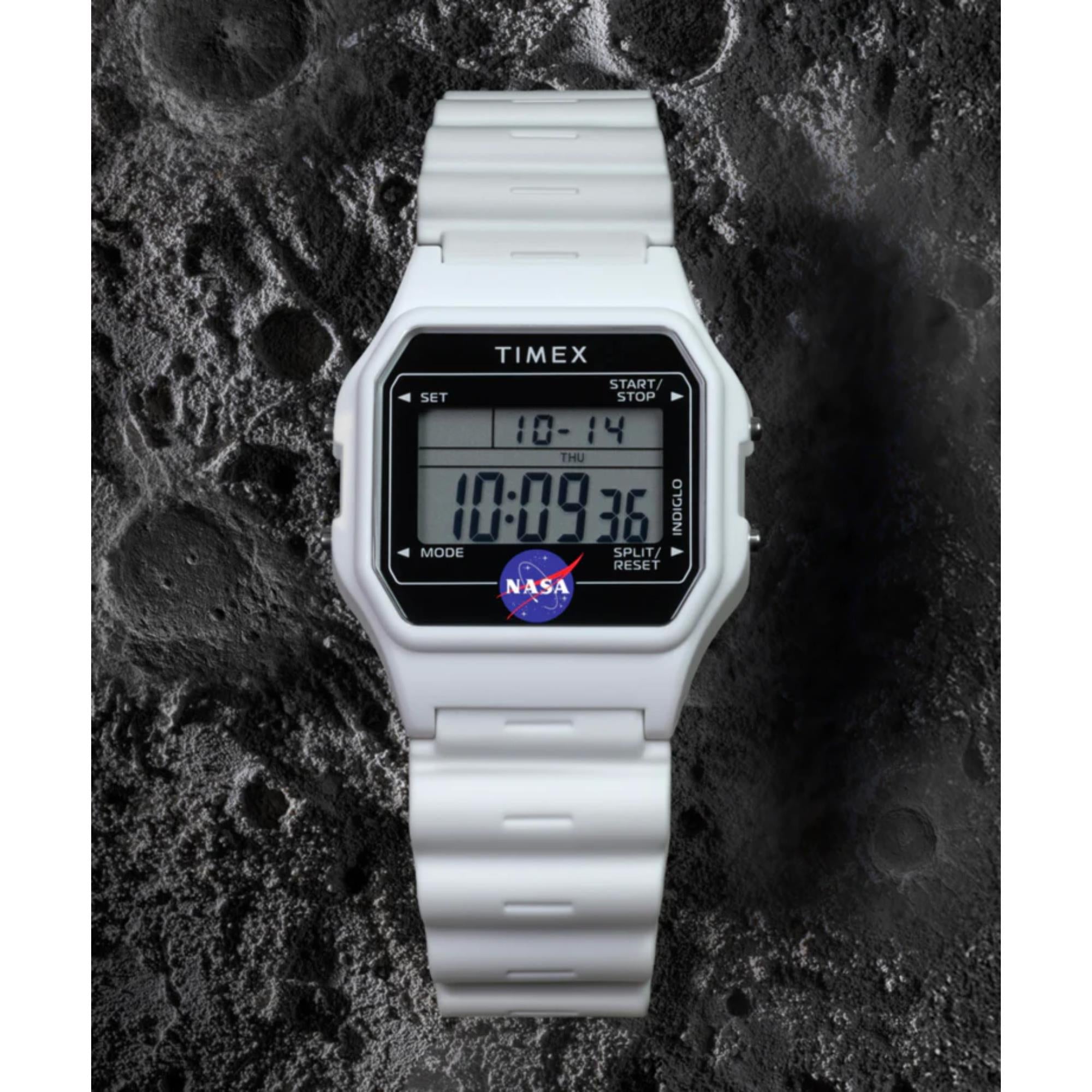 Timex Main Street NASA Artemis Digital Resin Strap Unisex Watch TW2Y13500