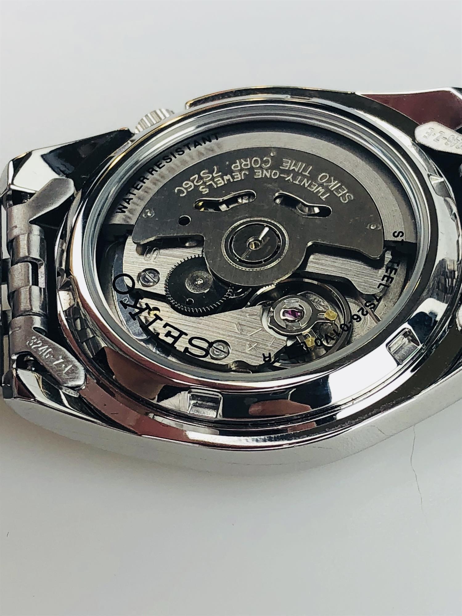 Seiko 5 Automatic Silver Dial Stainless Steel Men's Watch SNK355K1