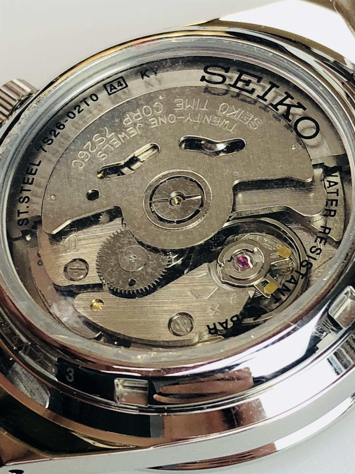 Seiko 5 Automatic Black Dial Stainless Steel Men's Watch SNKE01K1
