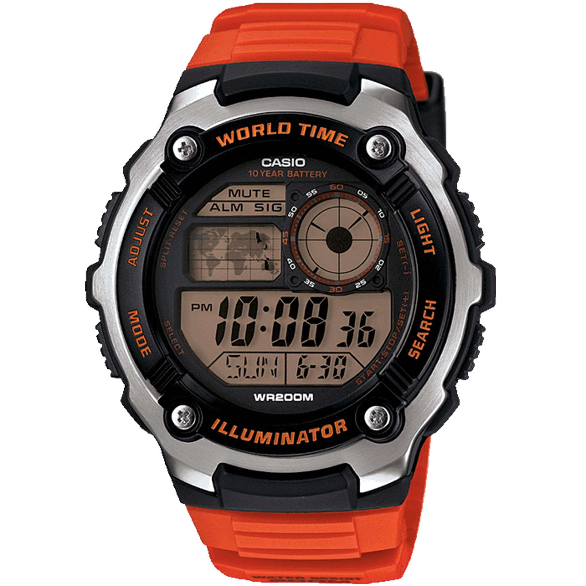 Casio Collection Sports Gear Alarm Chronograph Mens Watch AE-2100W-4AVEF