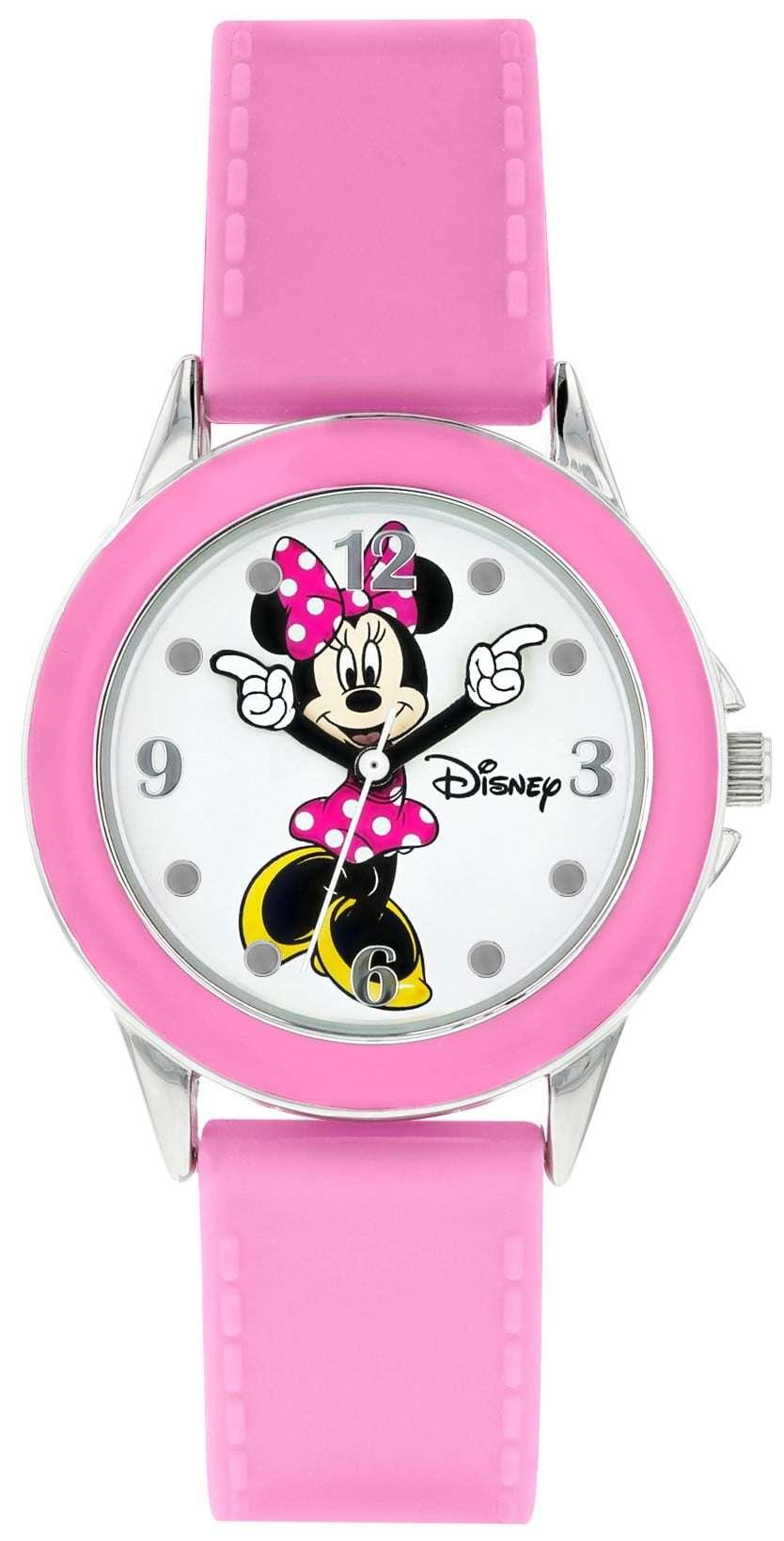 Disney Minnie Mouse Quartz White Dial Pink Girls Watch