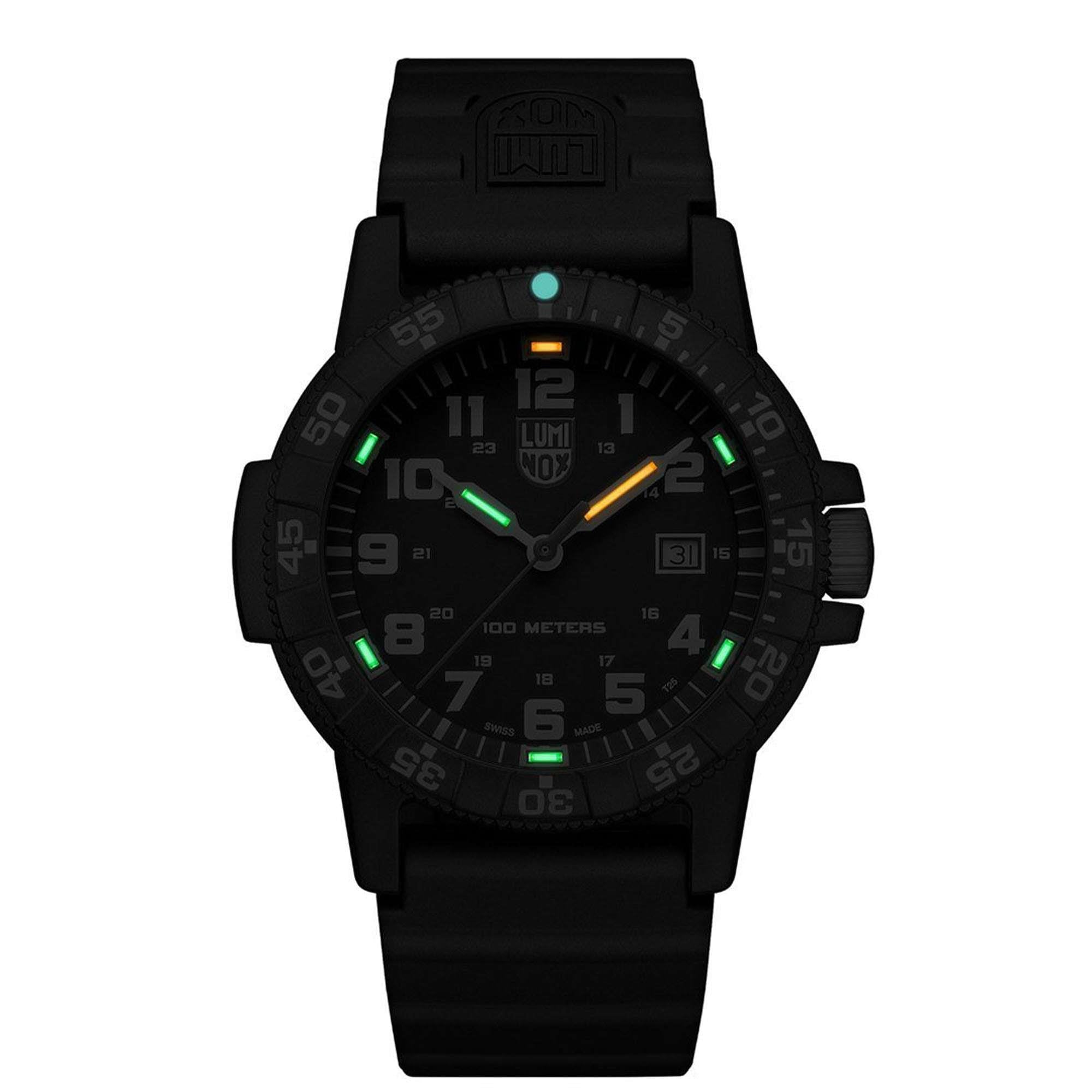 Luminox Leatherback SEA Turtle Giant Black Dial Rubber Strap Men's Watch XS.0321.L