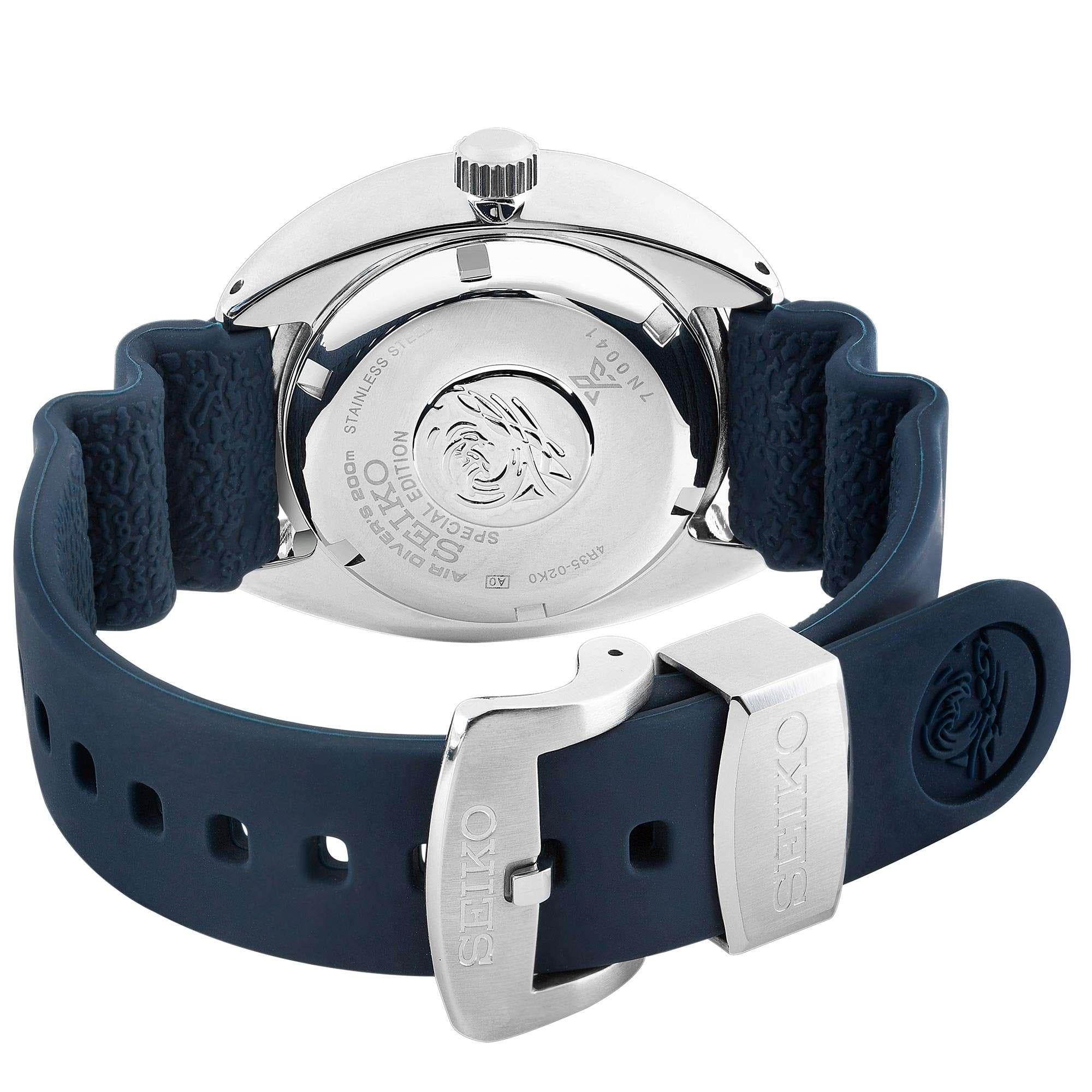 Seiko Prospex Sea PADI Automatic 'Pepsi Bezel' Mini Turtle Divers Black Dial Men's Watch SRPC41K1 RRP £399