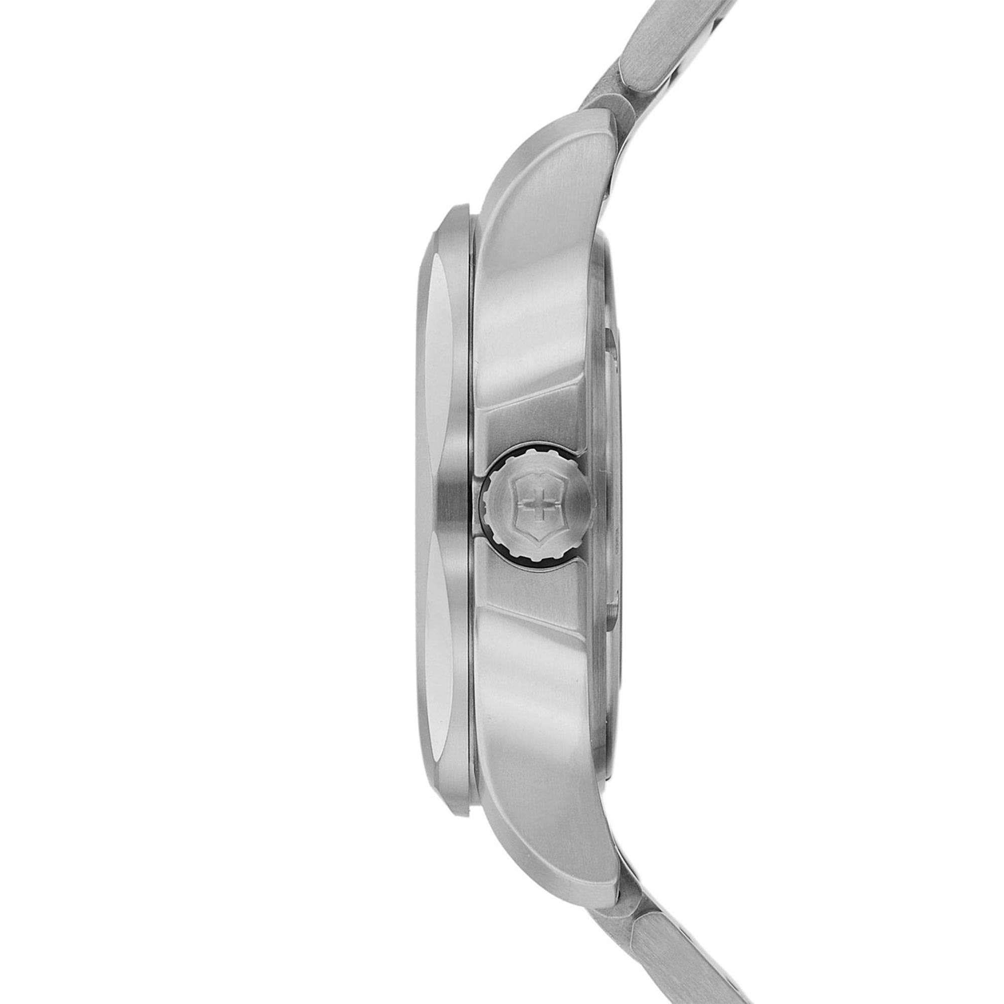 Victorinox I.N.O.X Mechanical Automatic Black Guilloche Dial Men's Watch 241837
