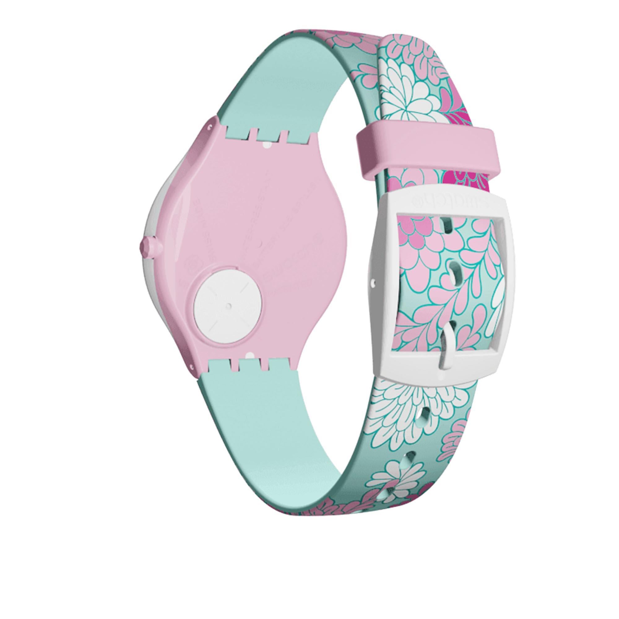 Swatch Skinpivoine Pink Dial Ladies Watch SVOZ100