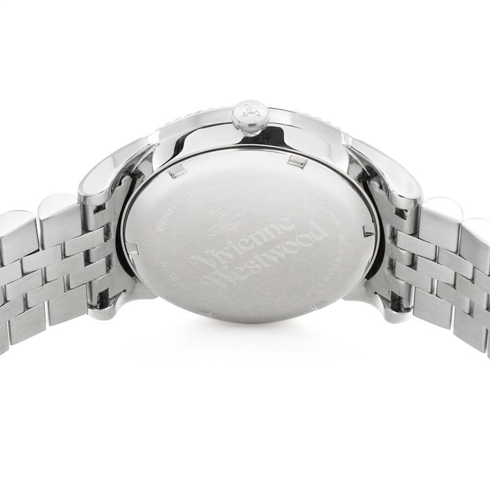 Vivienne Westwood Seymour Quartz Silver Dial Silver Stainless Steel Bracelet Ladies Watch VV240SLSL
