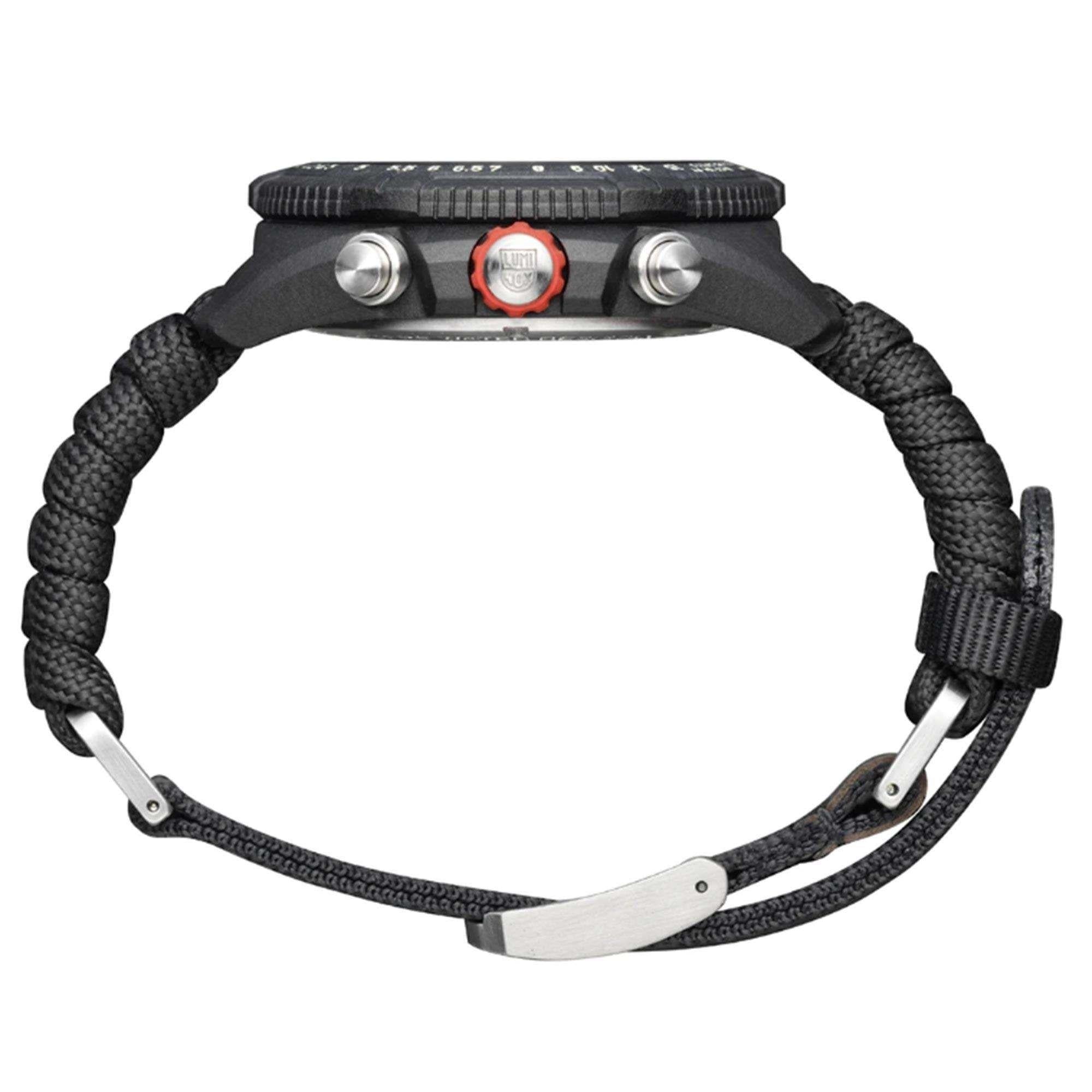 Luminox Bear Grylls Survival Land Series Quartz Green Dial Black Textile Strap Men's Watch XB.3797.KM