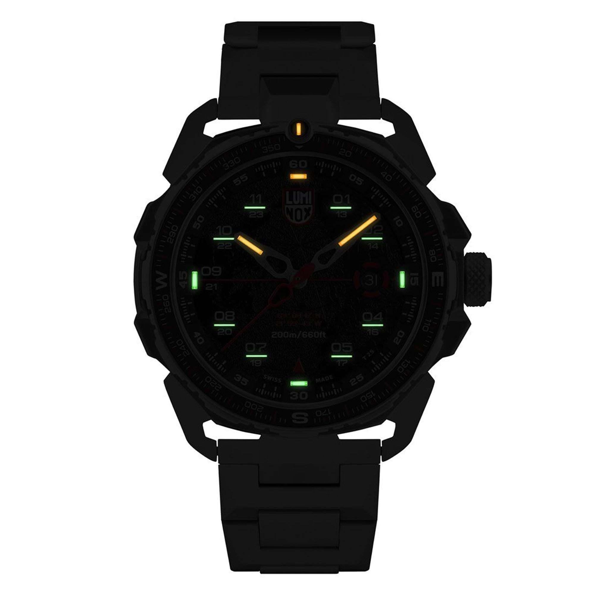Luminox Ice-Sar Arctic Quartz Black Dial Silver Stainless Steel Men's Watch XL.1202 RRP ?755