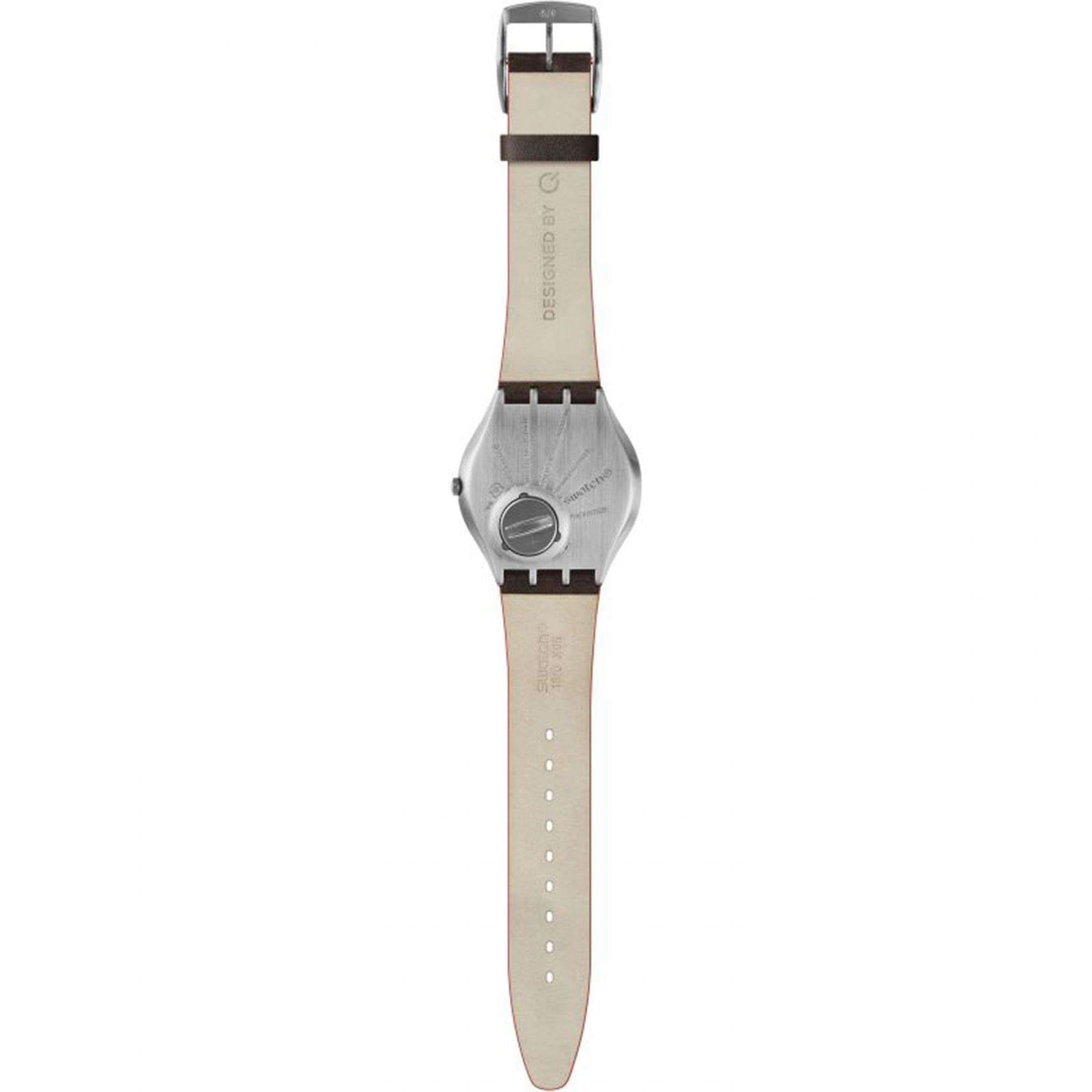 Swatch James Bond Q 2020 No Time To Die Limited Edition Silver Dial Men's Watch SS07Z100