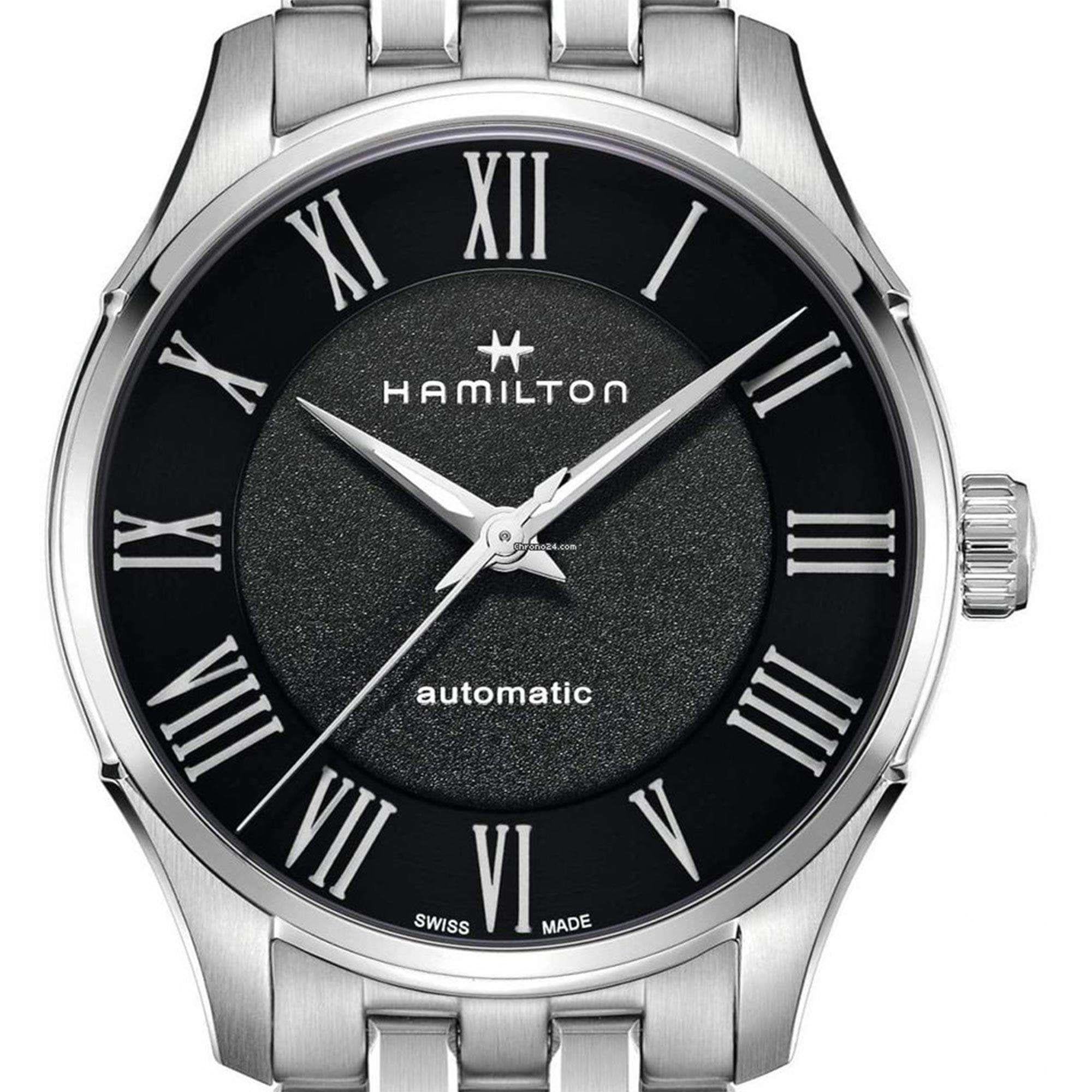Hamilton Jazzmaster Automatic Black Dial Stainless Steel Bracelet Men's Watch H42535130
