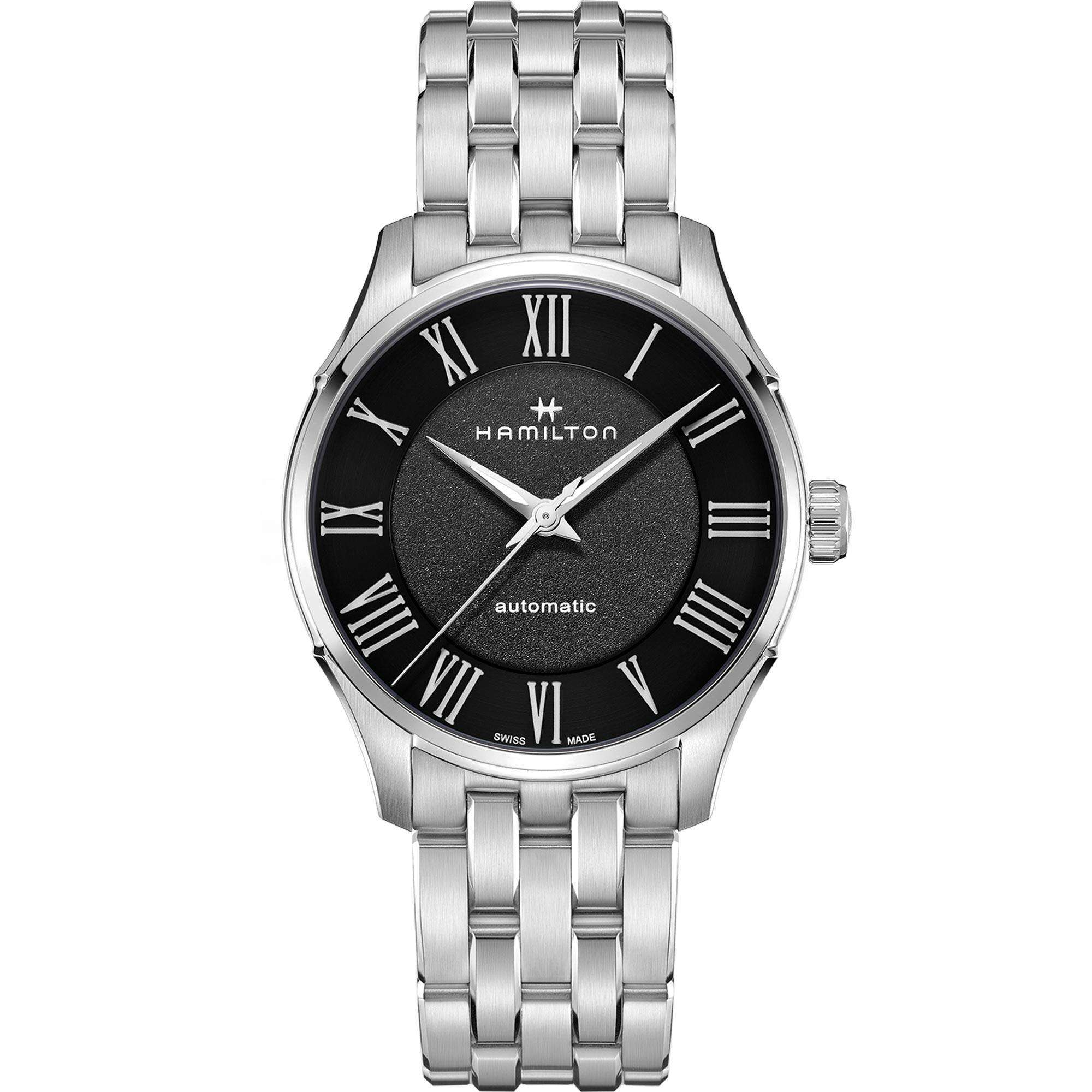 Hamilton Jazzmaster Automatic Black Dial Stainless Steel Bracelet Men's Watch H42535130