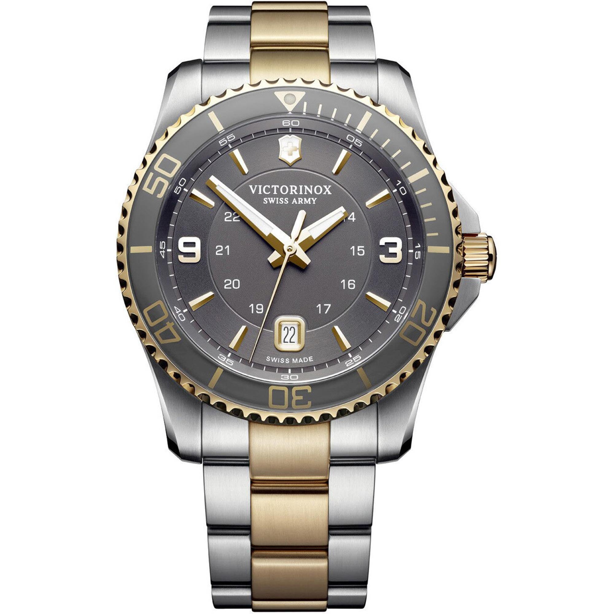 Victorinox Swiss Army Maverick Large Quartz Two Tone Men's Watch 241825