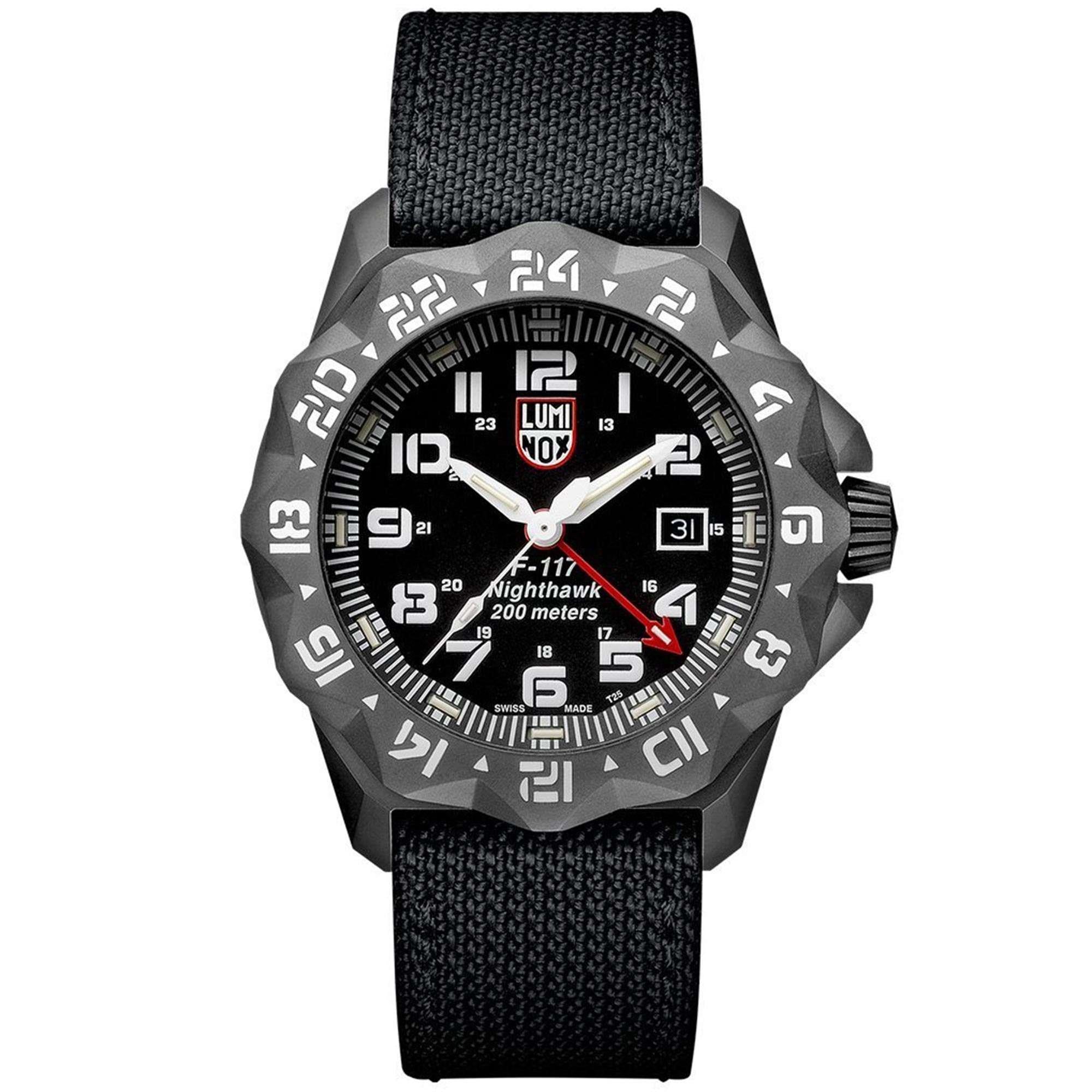 Luminox F-117 Nighthawk 6420 Series Black Dial Men's Watch XA.6421