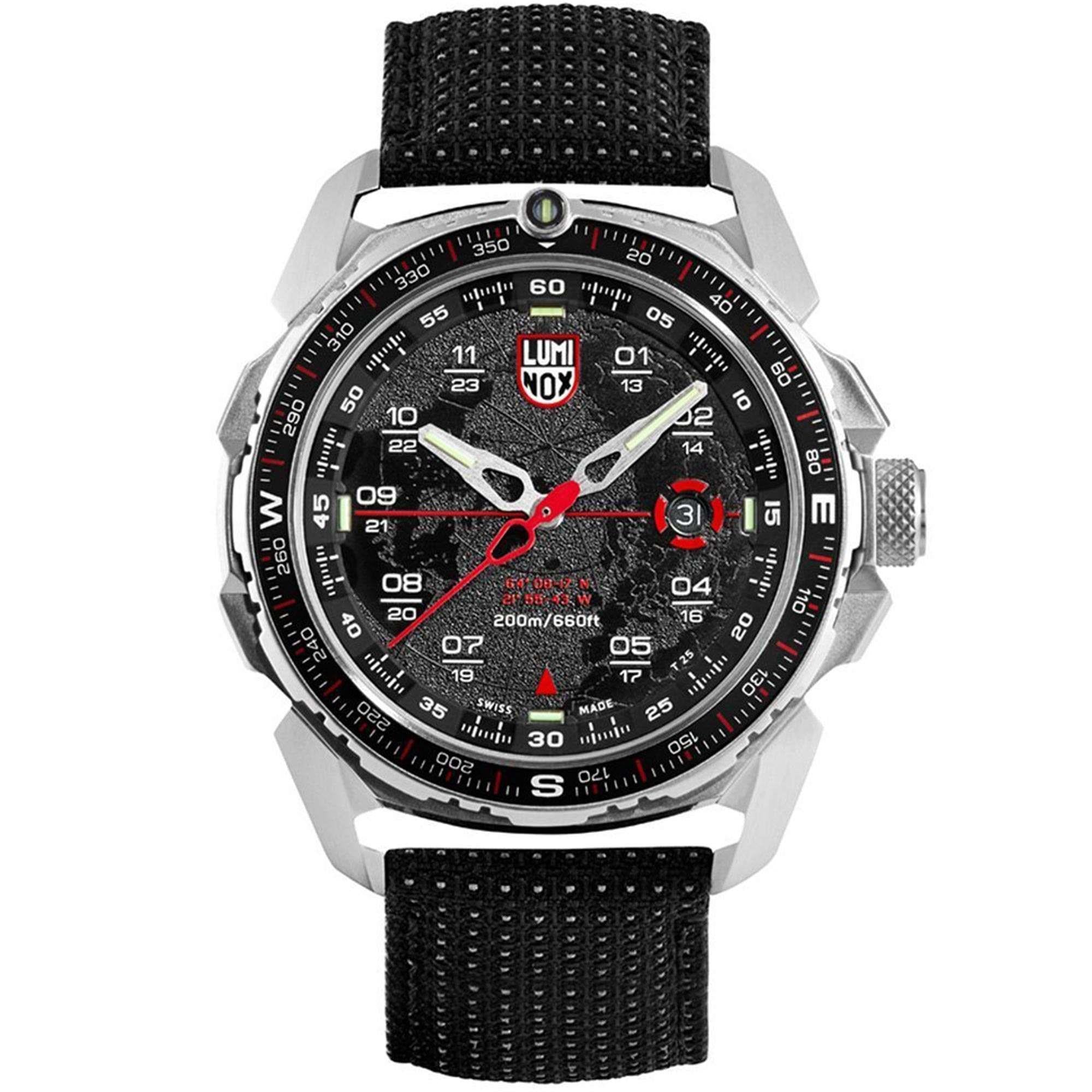 Luminox ICE-SAR Quartz Black Dial Textile Strap Men's Watch XL.1201