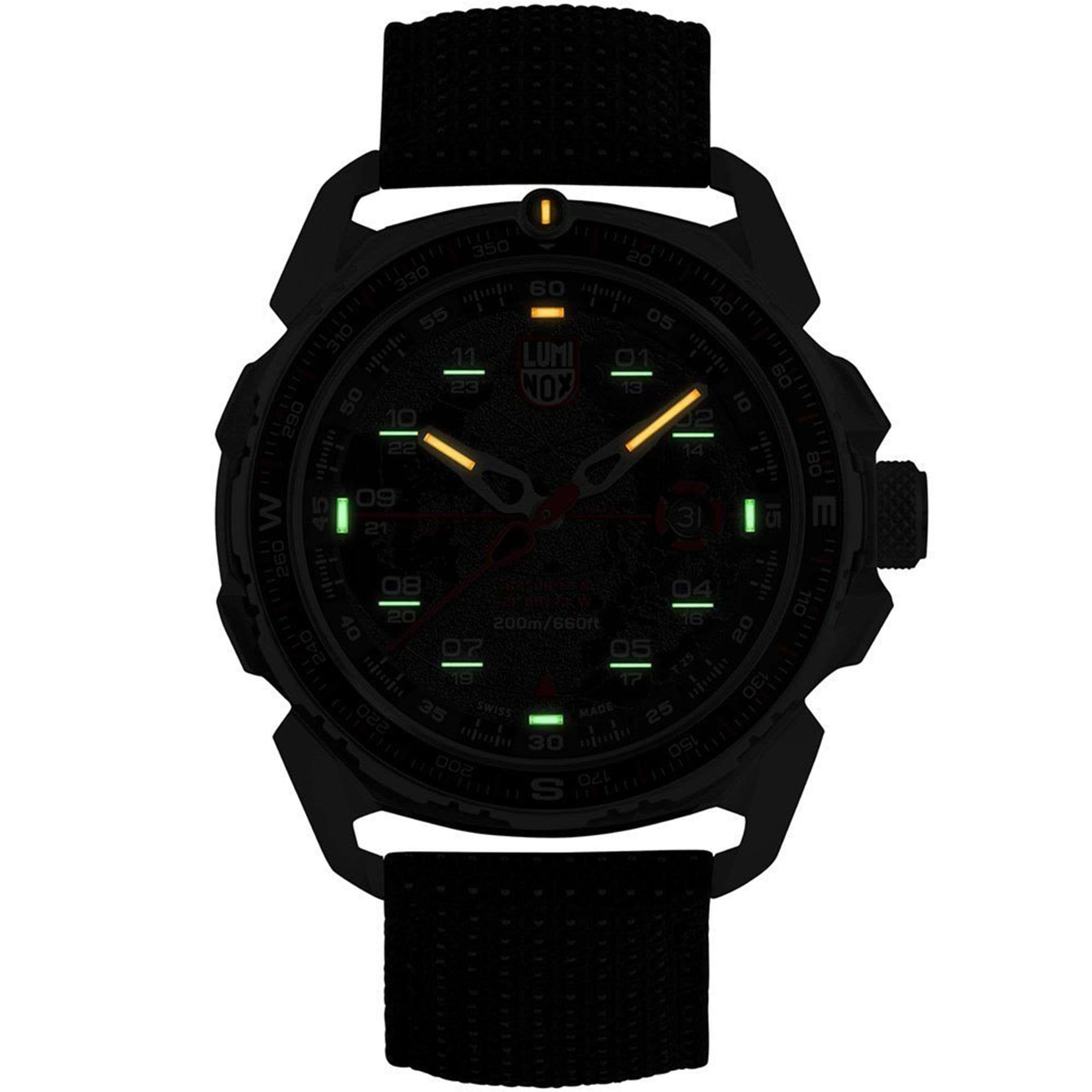 Luminox ICE-SAR Quartz Black Dial Textile Strap Men's Watch XL.1201