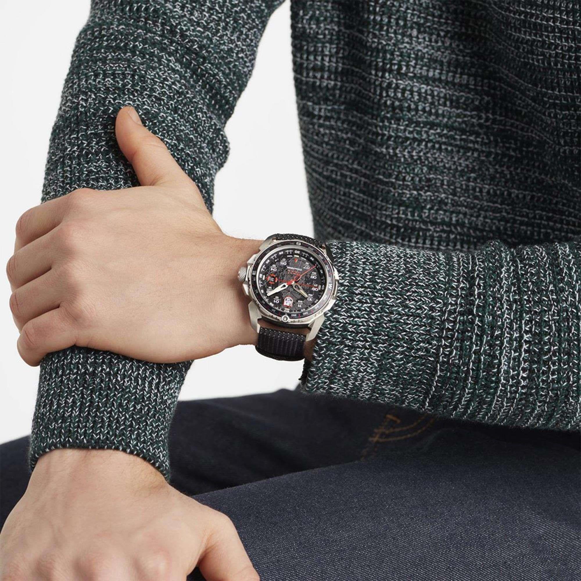 Luminox ICE-SAR Quartz Black Dial Textile Strap Men's Watch XL.1201