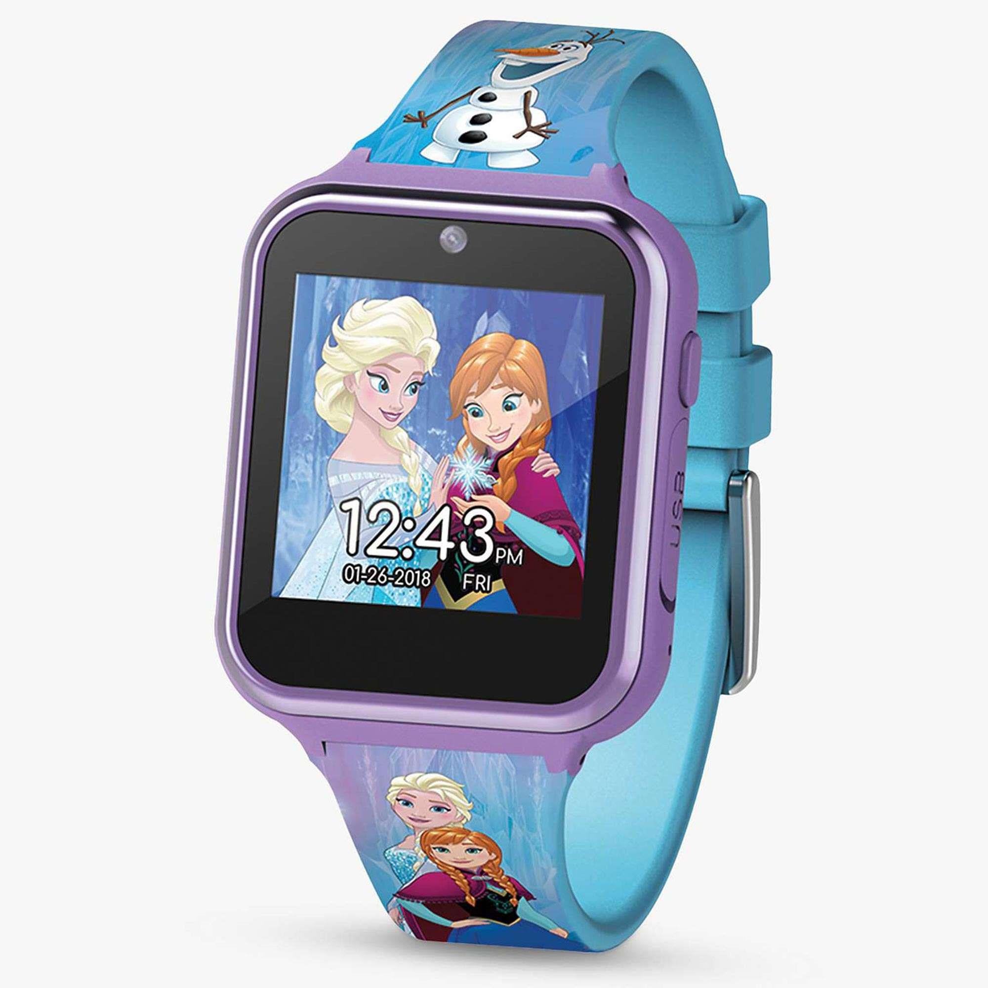 Disney Frozen Quartz Interactive Dial Silicone Strap Girls Watch FZN4151