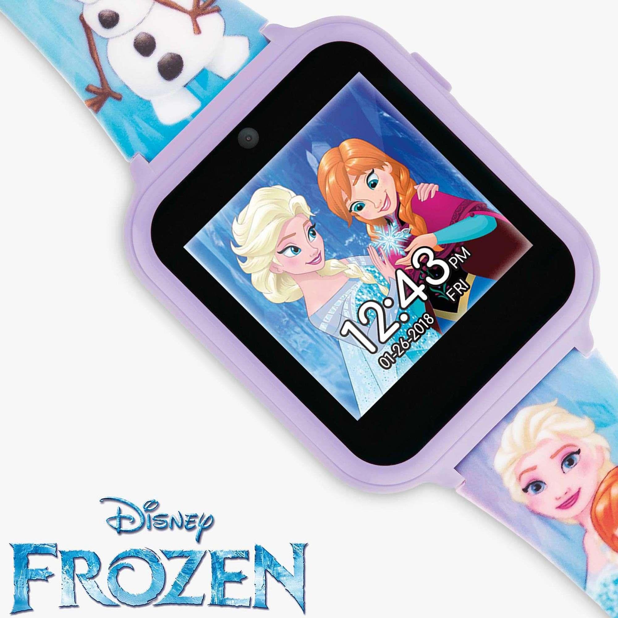 Disney Frozen Quartz Interactive Dial Silicone Strap Girls Watch FZN4151