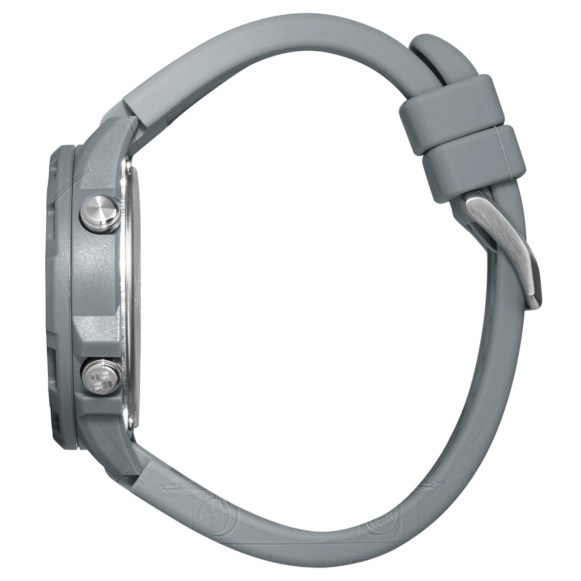 Columbia Exclusive Trailhead Quartz Digital Dial Grey Rubber Strap Watch CSS13-008