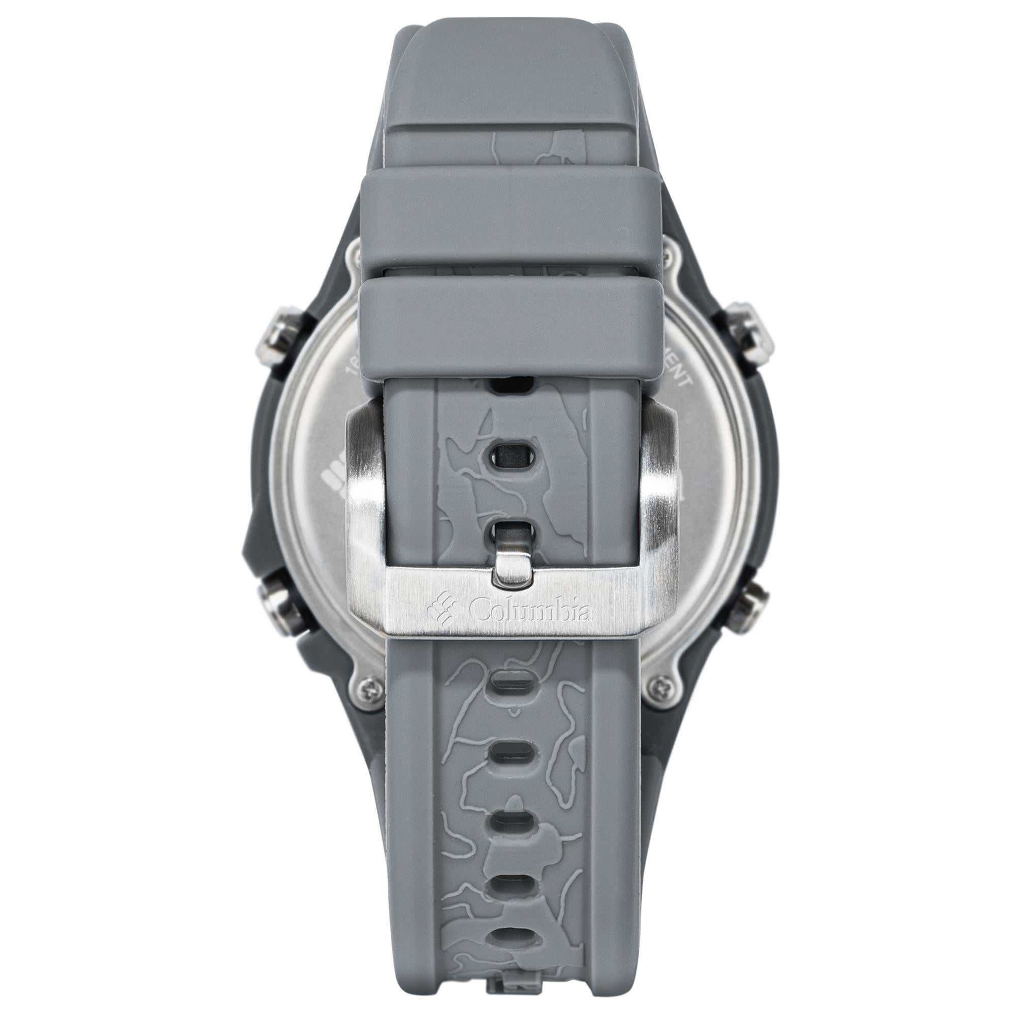 Columbia Exclusive Trailhead Quartz Digital Dial Grey Rubber Strap Watch CSS13-008