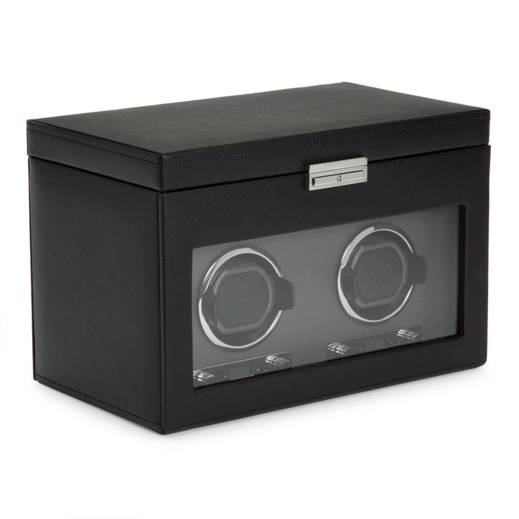 WOLF Double Watch Winder With Storage 456202