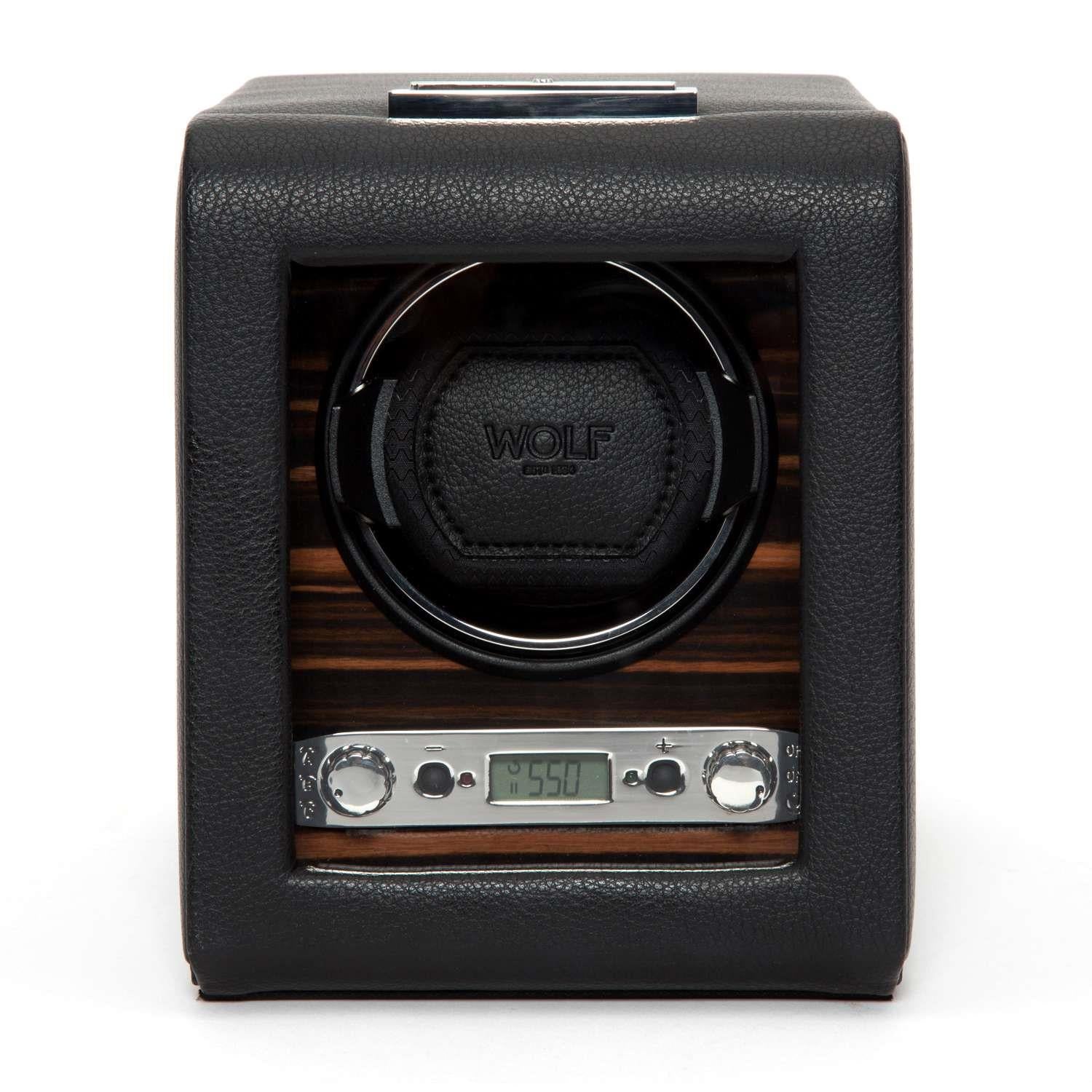 WOLF Roadster Ebony Macassar Single Watch Winder 457056