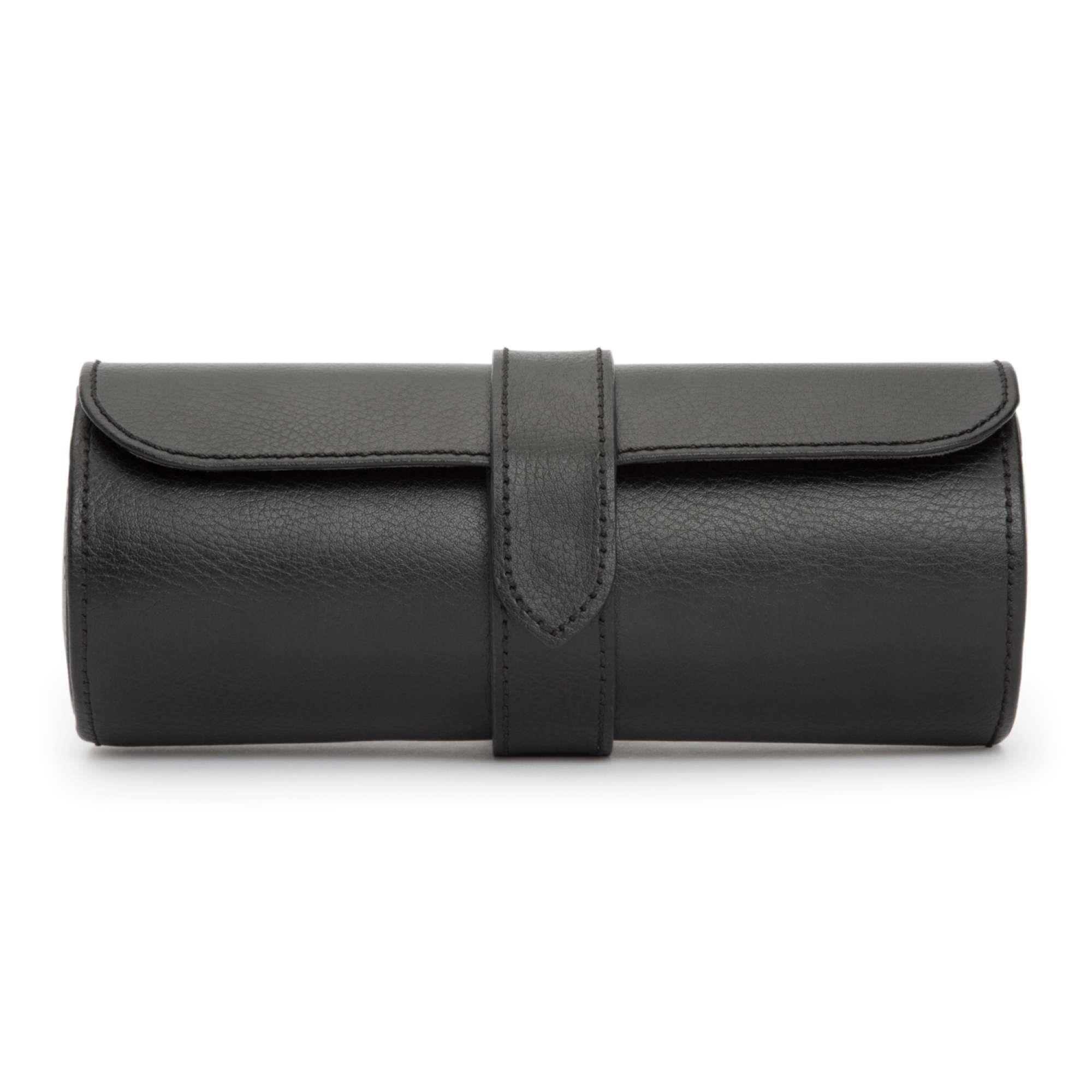 WOLF BLAKE BLACK TRIPLE WATCH ROLL 305602