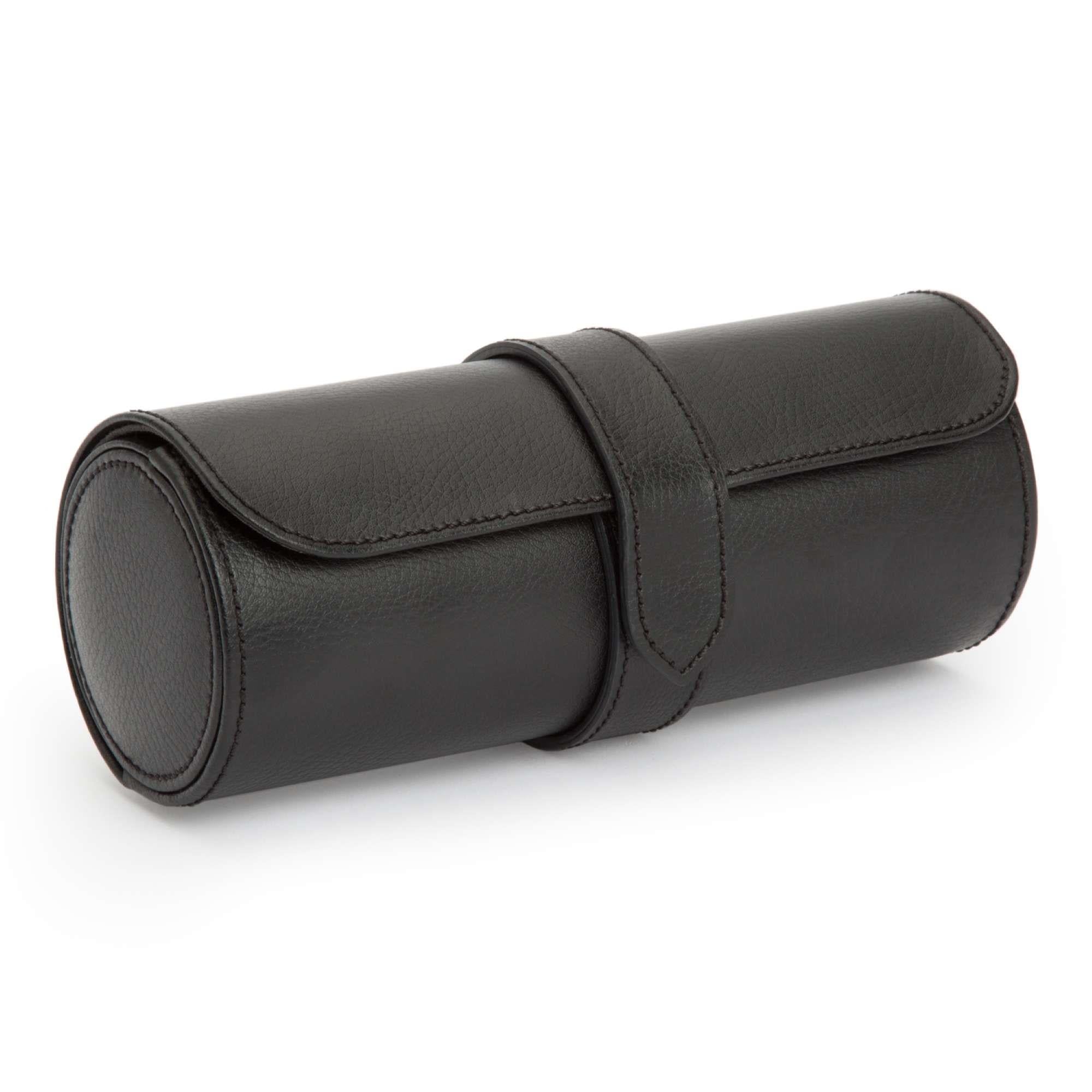 WOLF BLAKE BLACK TRIPLE WATCH ROLL 305602
