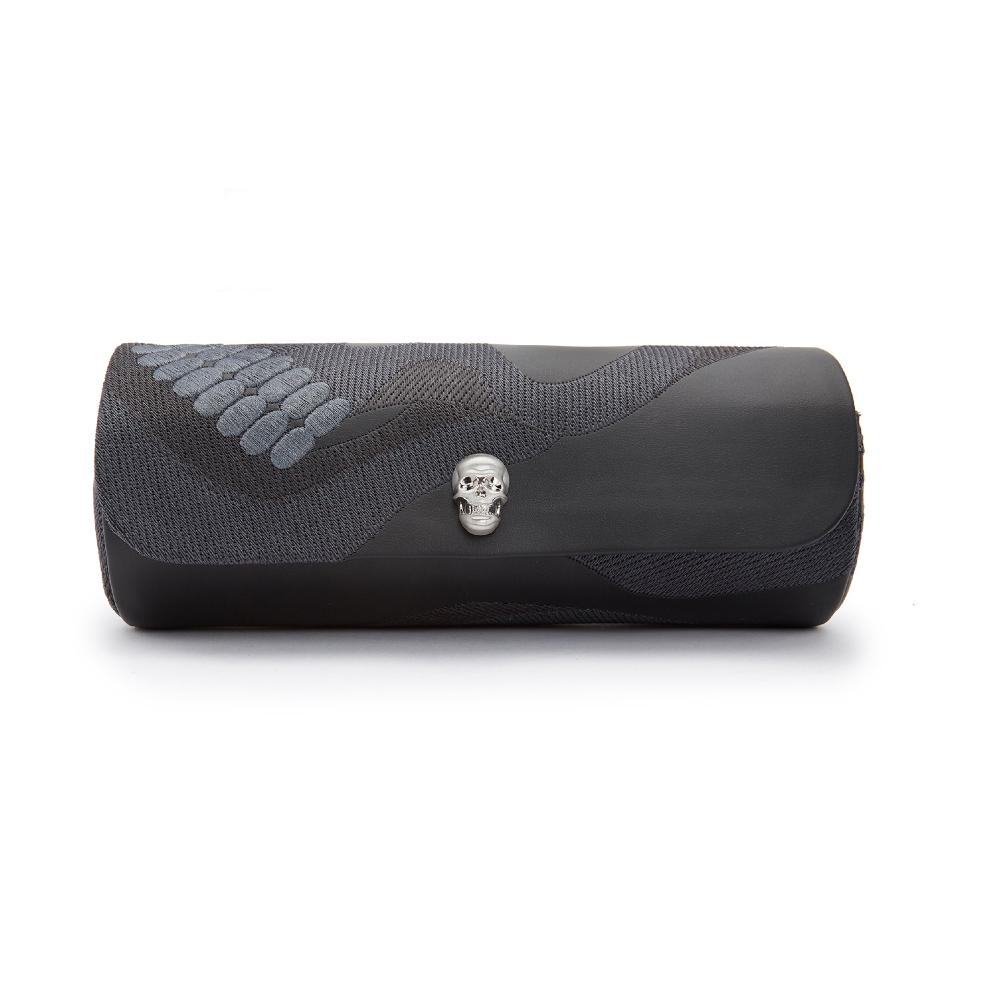 Wolf Memento Mori Black Skull Triple Watch Roll 493402