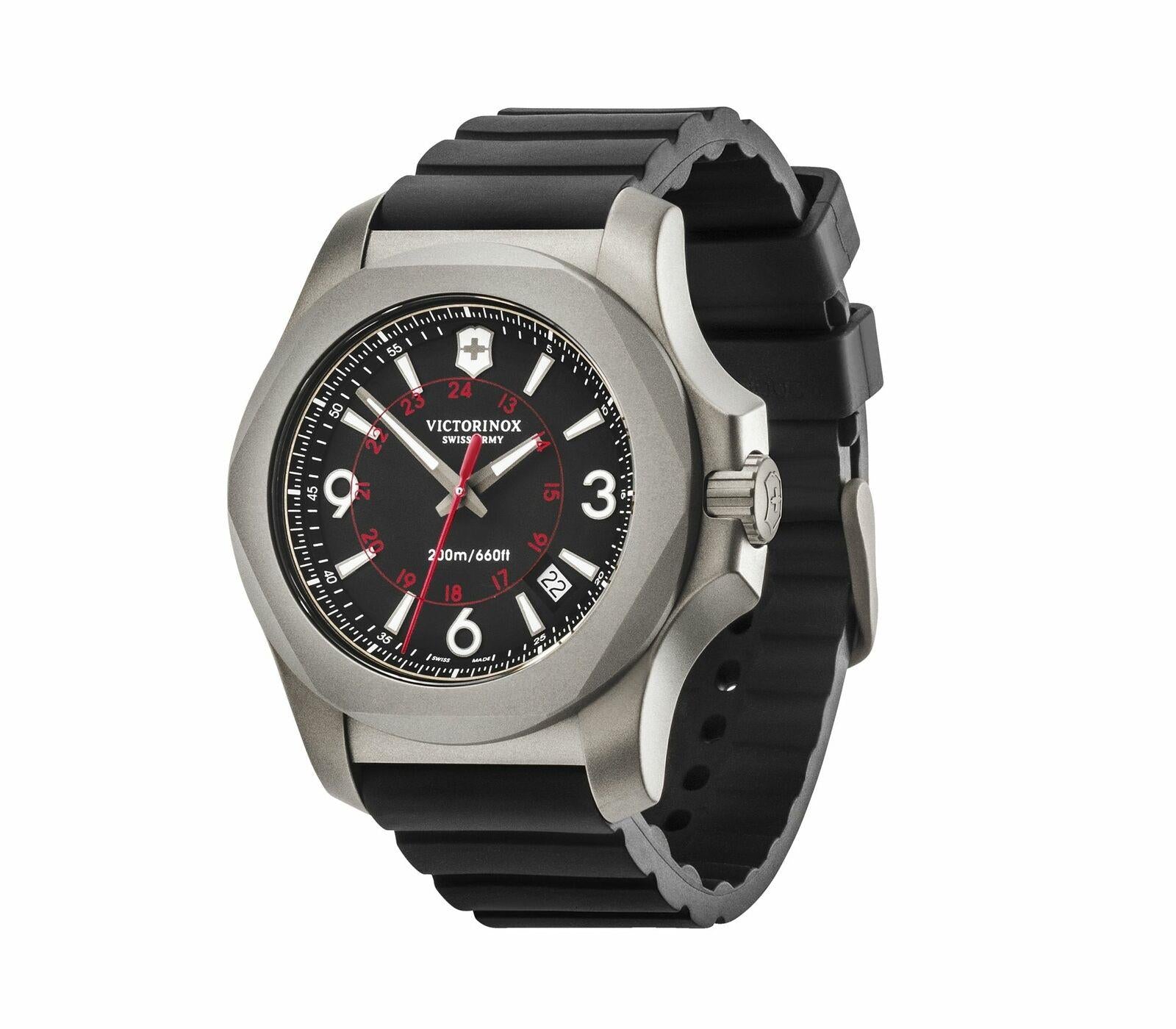 Victorinox Swiss Army I.N.O.X Titanium With Protective Bumper Quartz Men's Watch 241883
