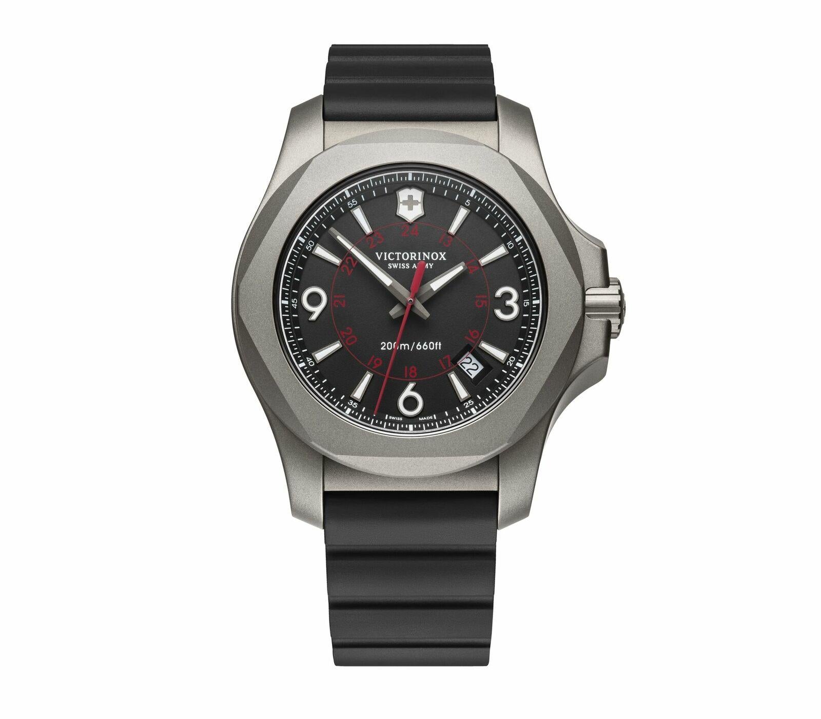 Victorinox Swiss Army I.N.O.X Titanium With Protective Bumper Quartz Men's Watch 241883