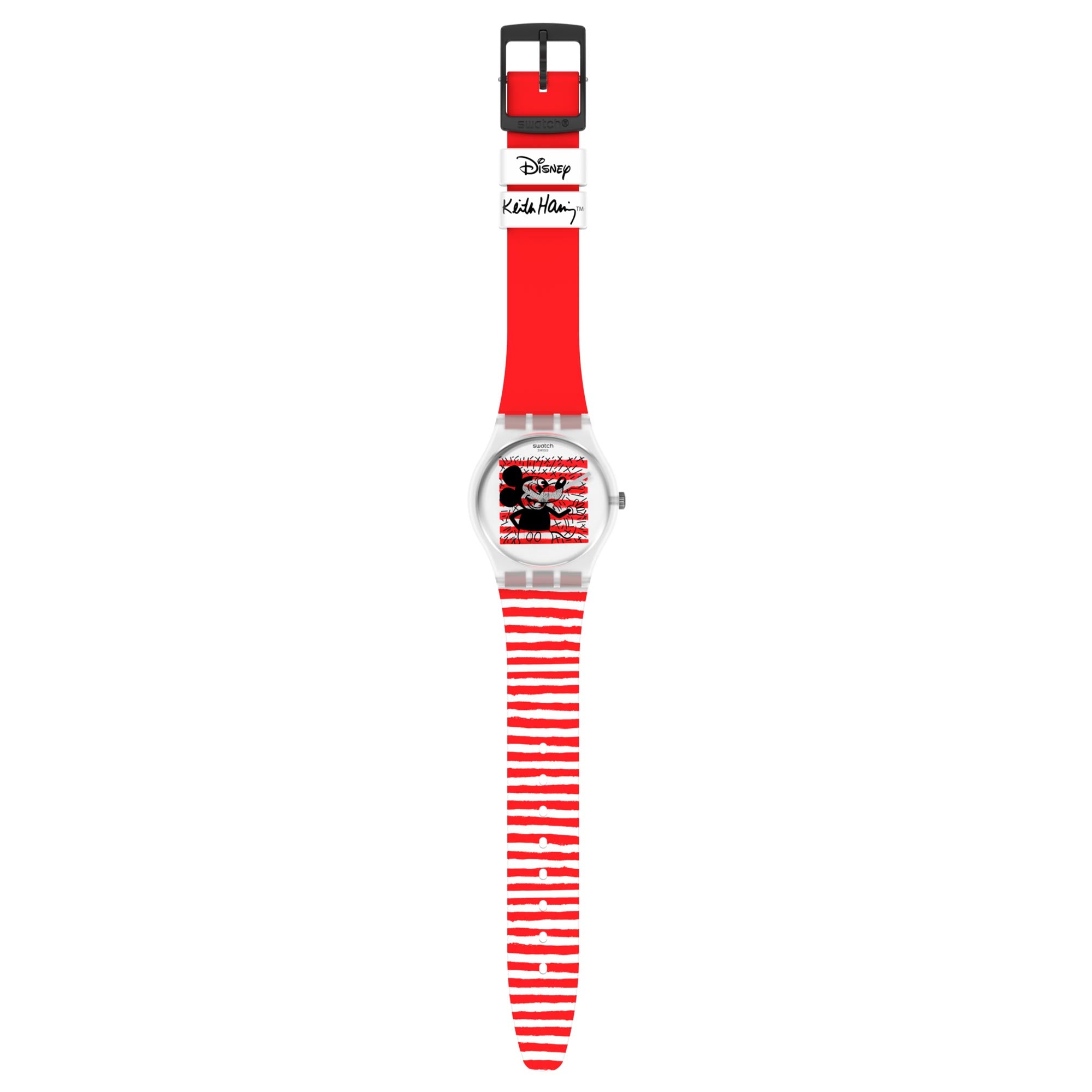 Swatch Keith Haring X Disney Mickey Mouse Mariniere Watch GZ352