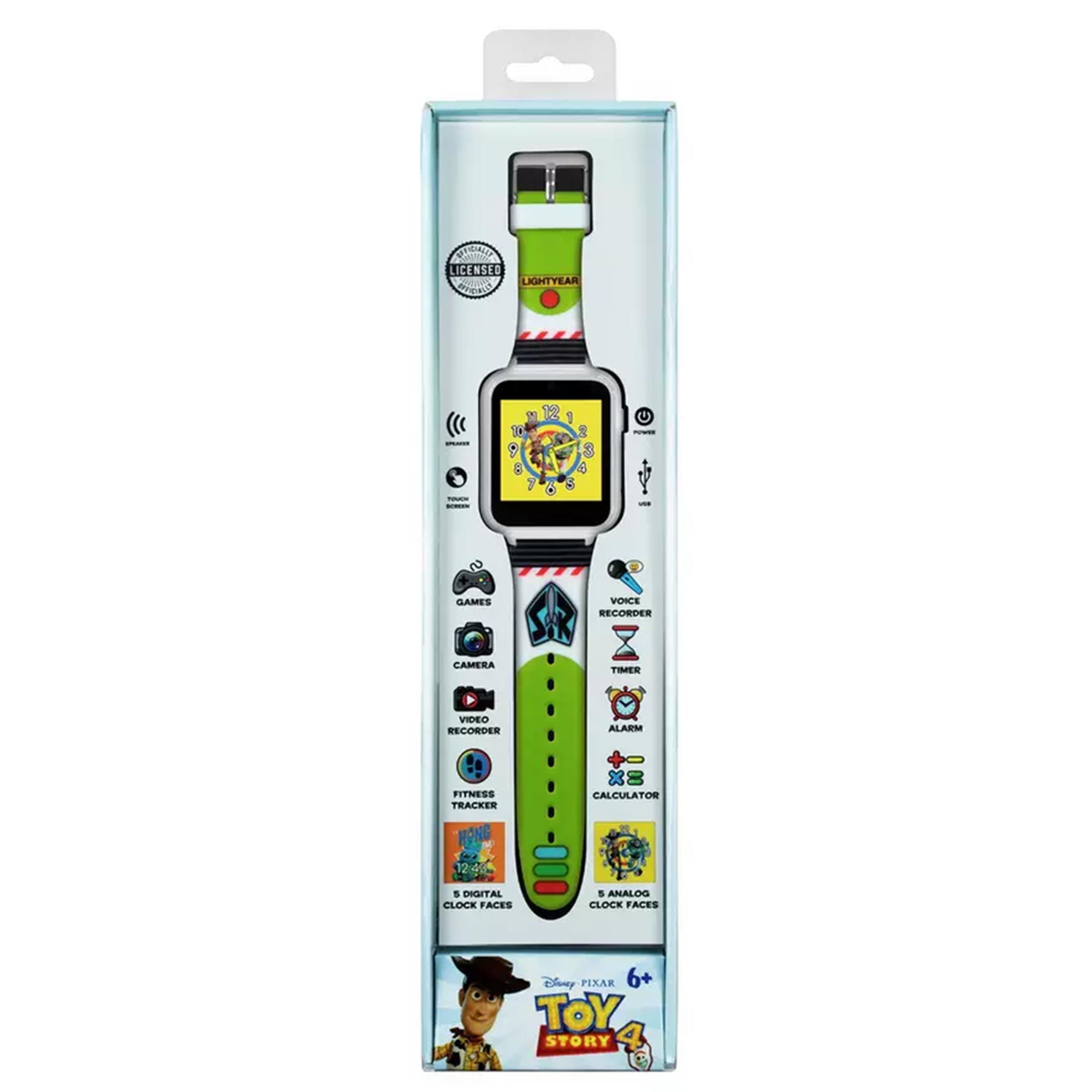 Disney Toy Story Quartz Digital Dial Rubber Strap Boys Watch TYM4103