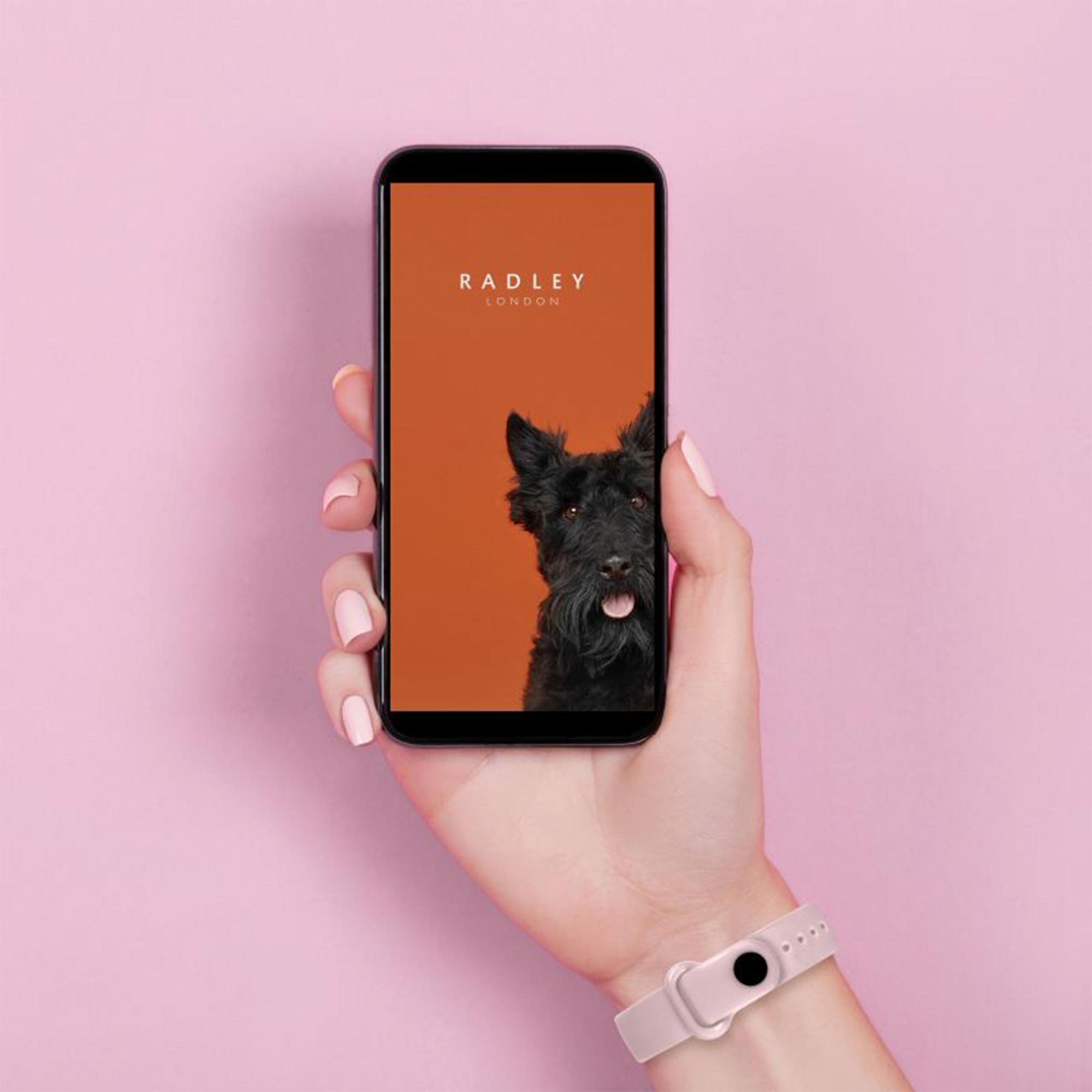 Radley Series 01 Quartz Digital Dial Pink Silicone Strap Ladies Smartwatch RYS01-2008